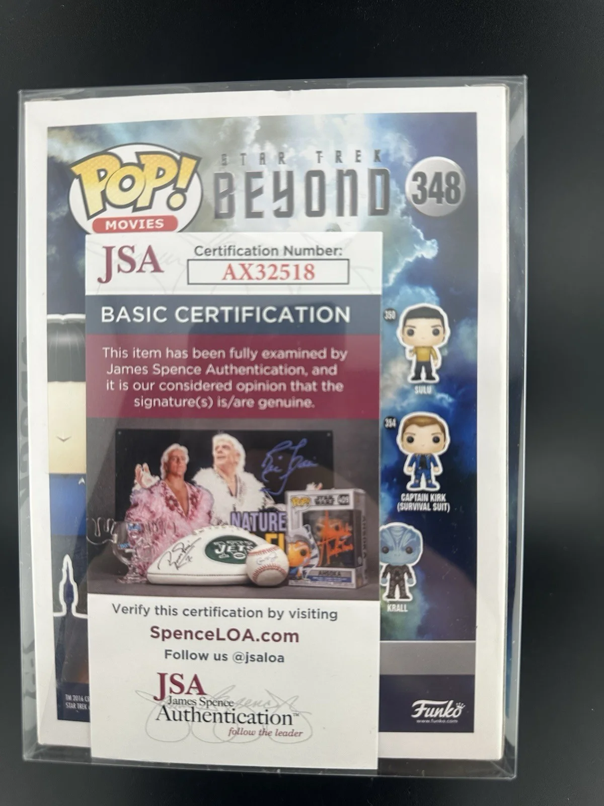 ZACHARY QUINTO SIGNED AUTOGRAPHED STAR TREK SPOCK FUNKO POP #1139 JSA COA RARE!, изображение 5