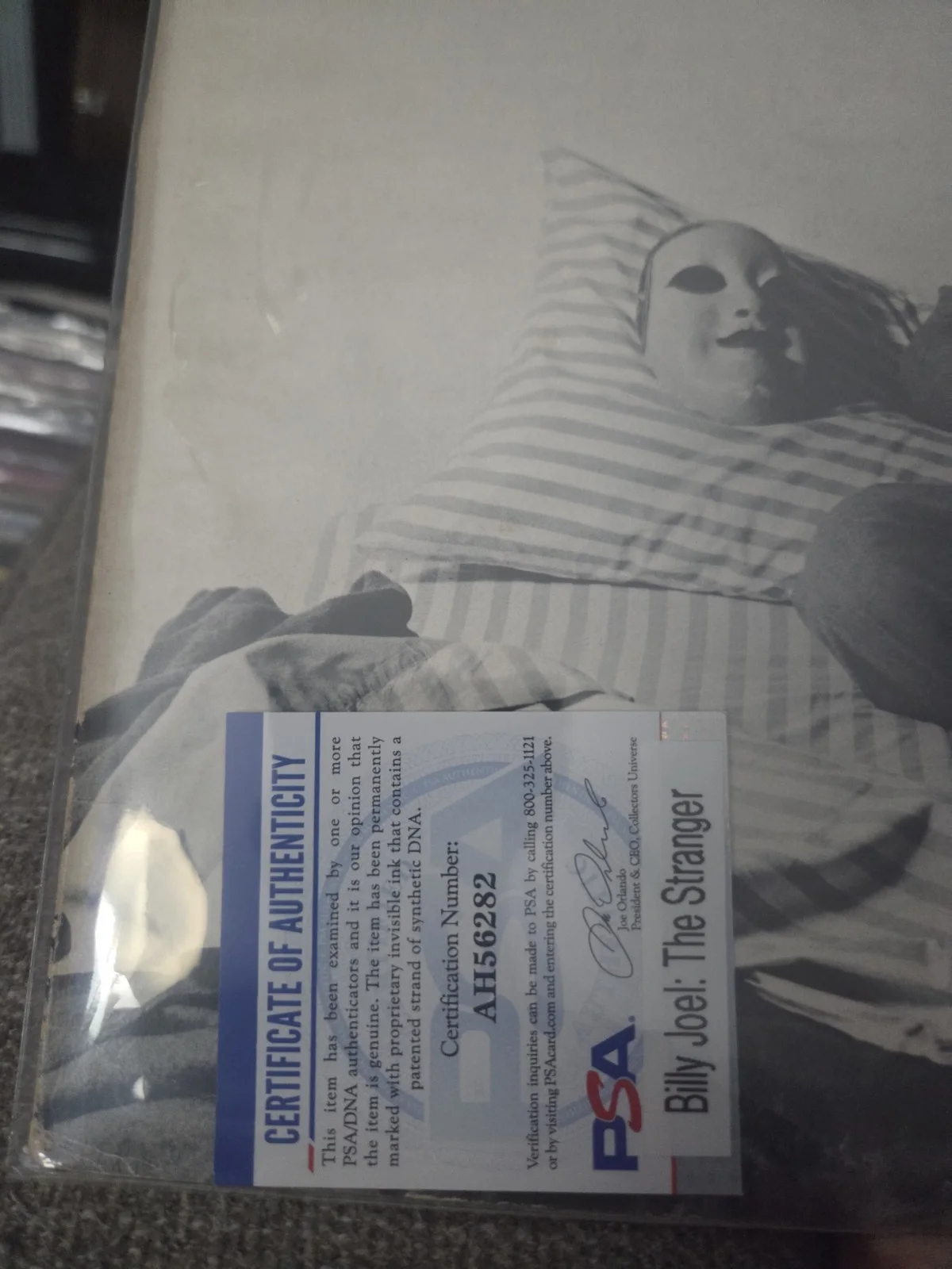 Billy JOEL SIGNED THE STRANGER VINYL PSA CERT 🙌 1st Pressing 1977, image 5