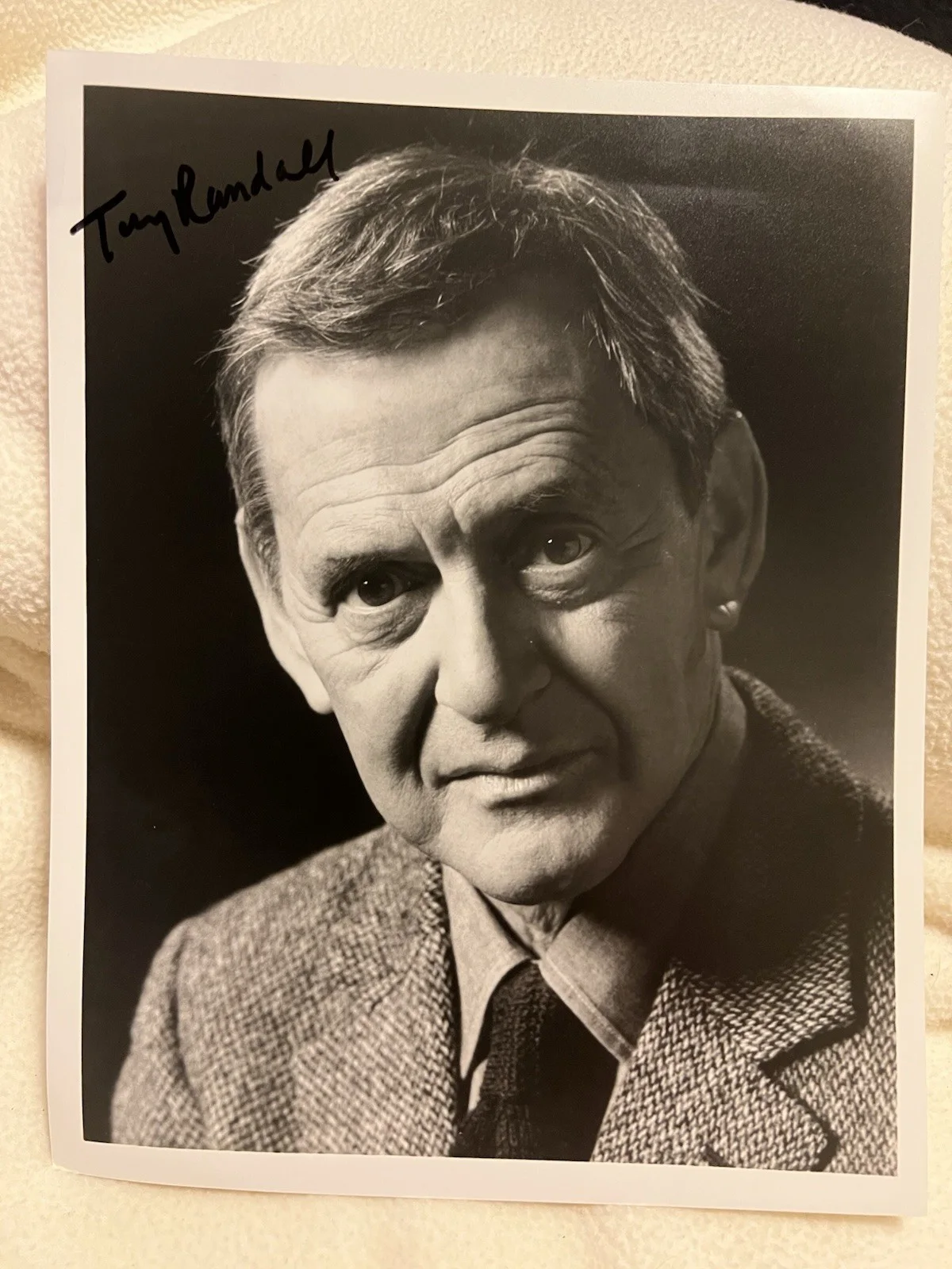 Tony Randall — Tony Randall Autographed 8x10 Glossy Photo Vintage Signed Collectible
