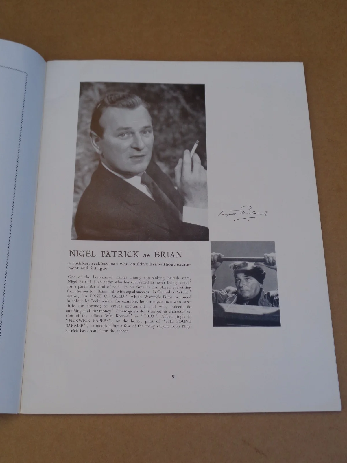 Richard Widmark - A Prize Of Gold - 1955 UK World Premiere Brochure, изображение 4