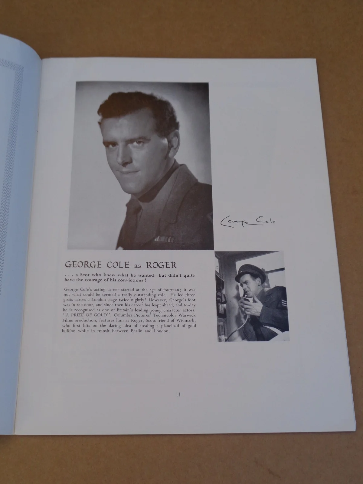 Richard Widmark - A Prize Of Gold - 1955 UK World Premiere Brochure, изображение 5