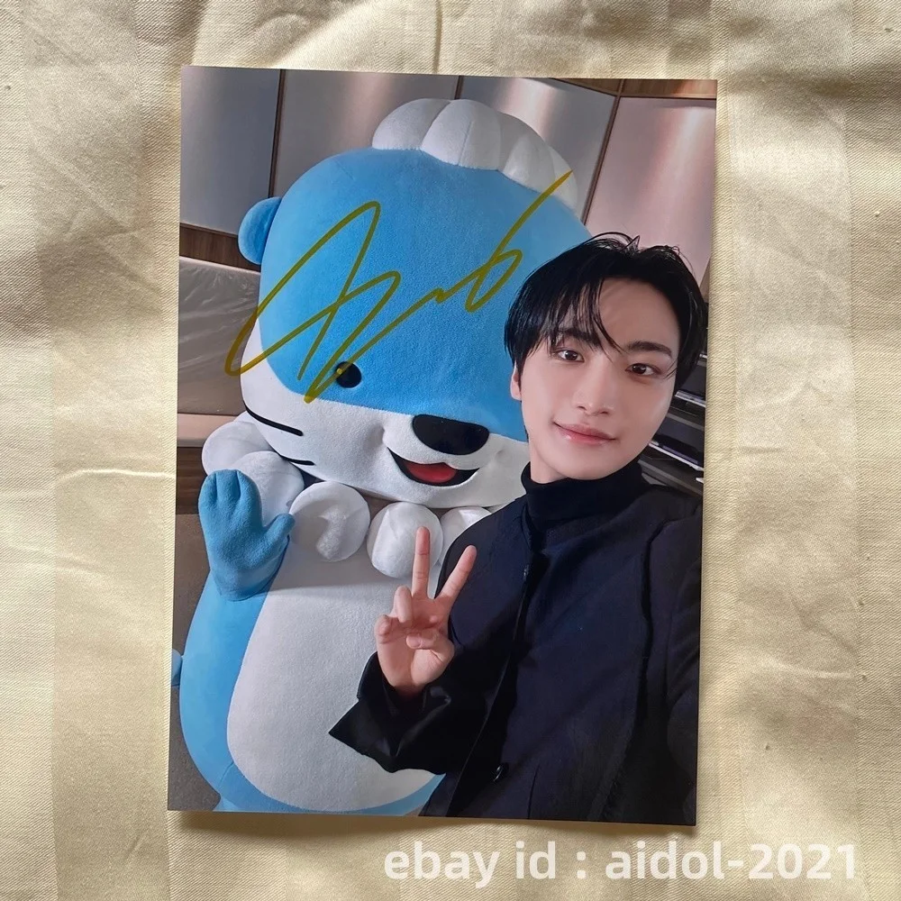ATEEZ ateez Seonghwa Autographed Signed Photo 4*6 K-POP Collection 2025, изображение 2