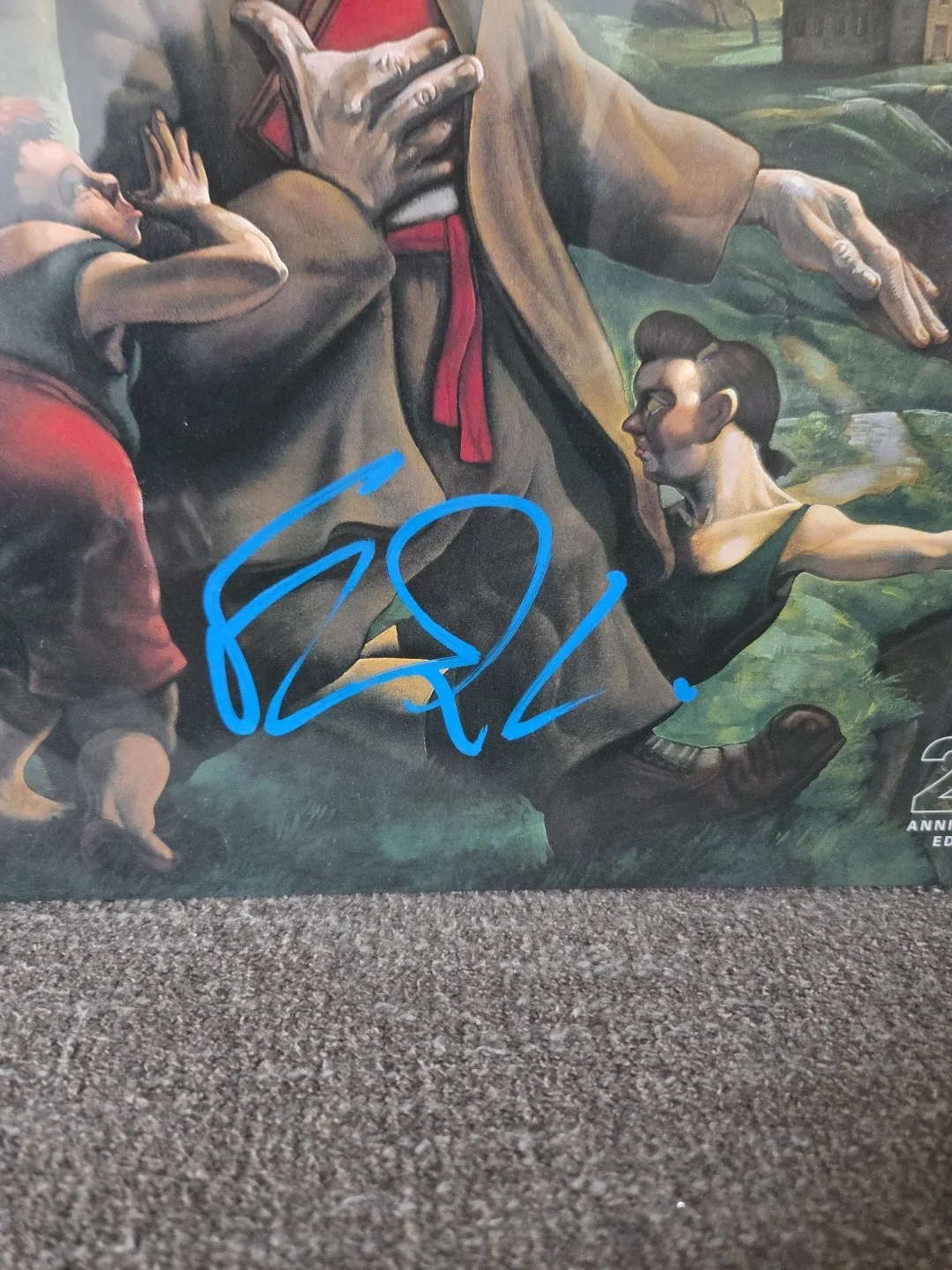 Live Band Signed Ed Kowalczyk. 25th Anniversary Vinyl Record RACC Bought., image 4