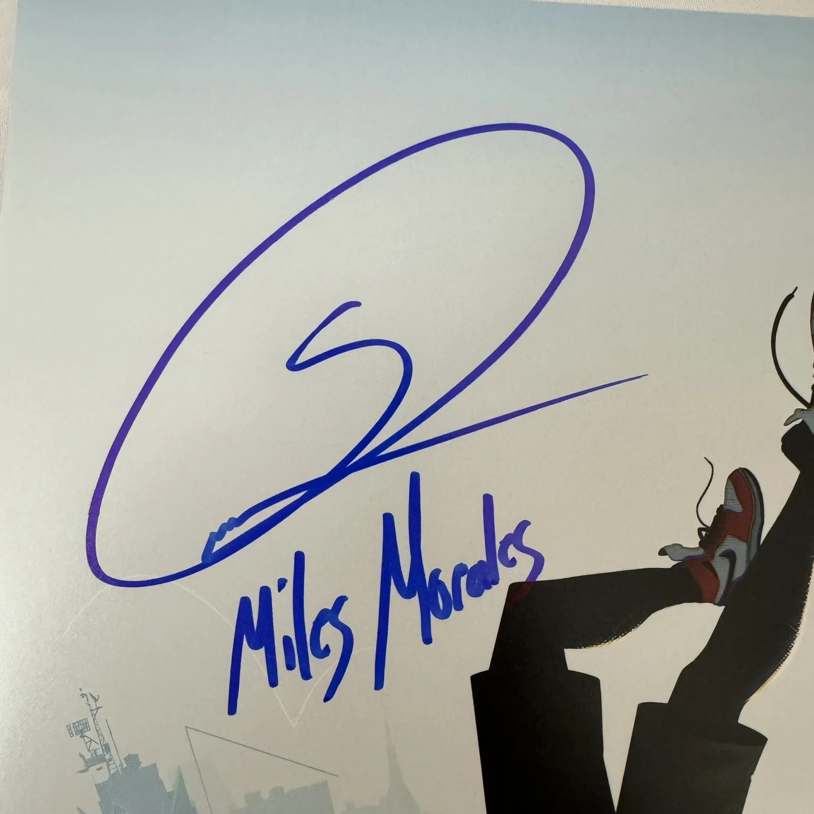 Shamiek Moore — Shamiek Moore Signed Spider-Man Miles Morales Inscribed 11x14 Photo AUTO Beckett, изображение 2