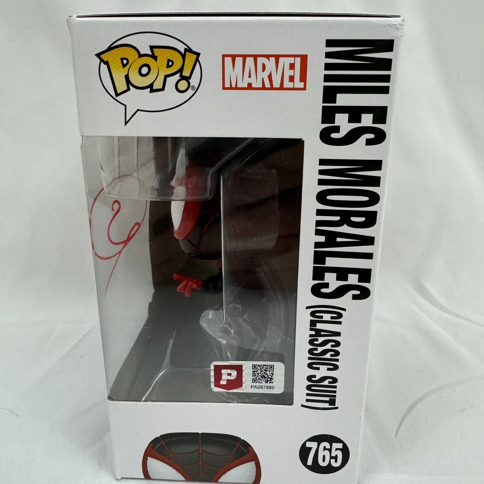 Shamiek Moore — Shamiek Moore Signed Spider-Man Miles Morales Funko Pop #765 AUTO Pristine COA, изображение 4