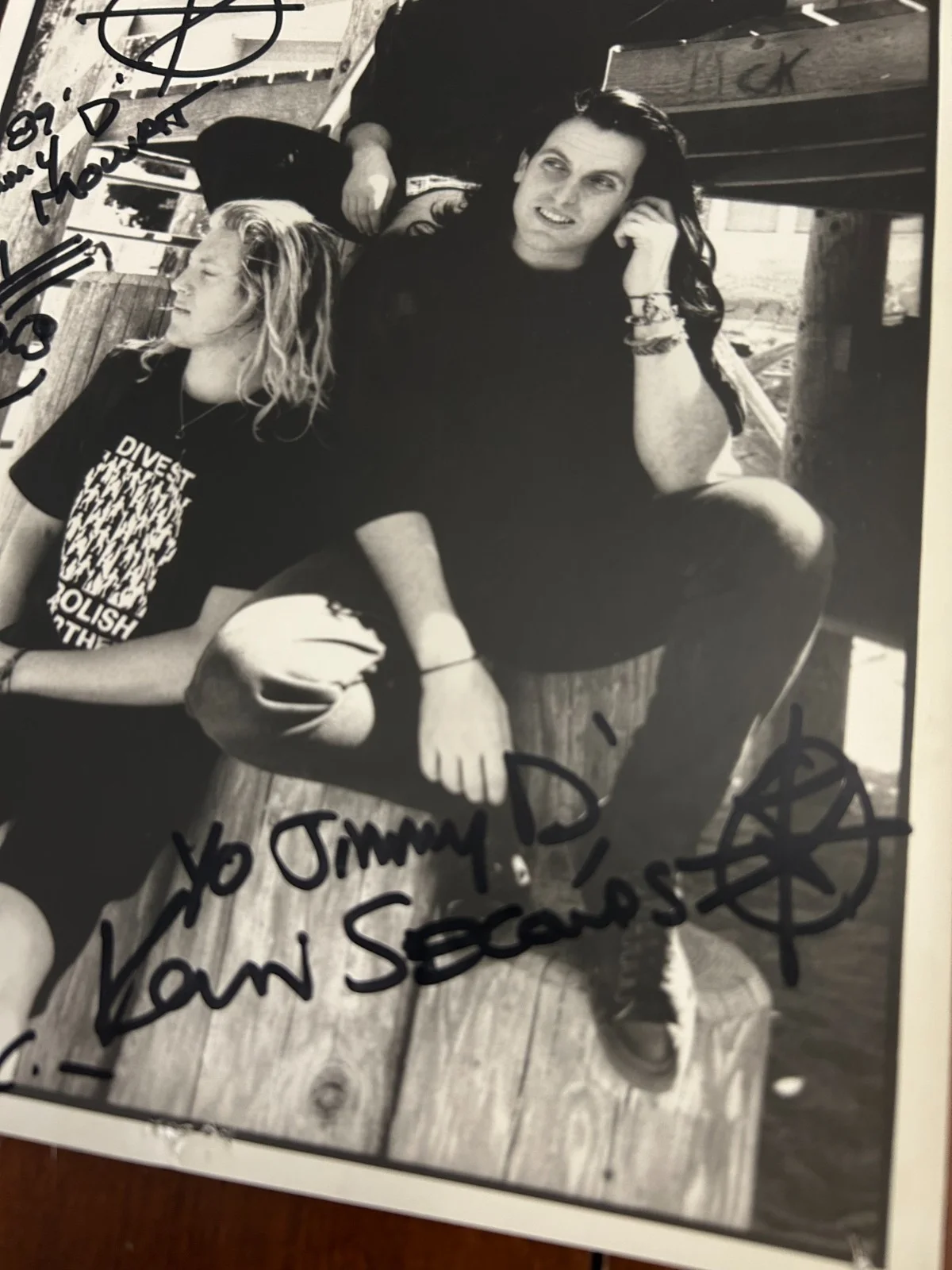 7 Seconds Signed Promo Photo 8x10 Signatures Autographed Punk Rock Hardcore KBD, изображение 2