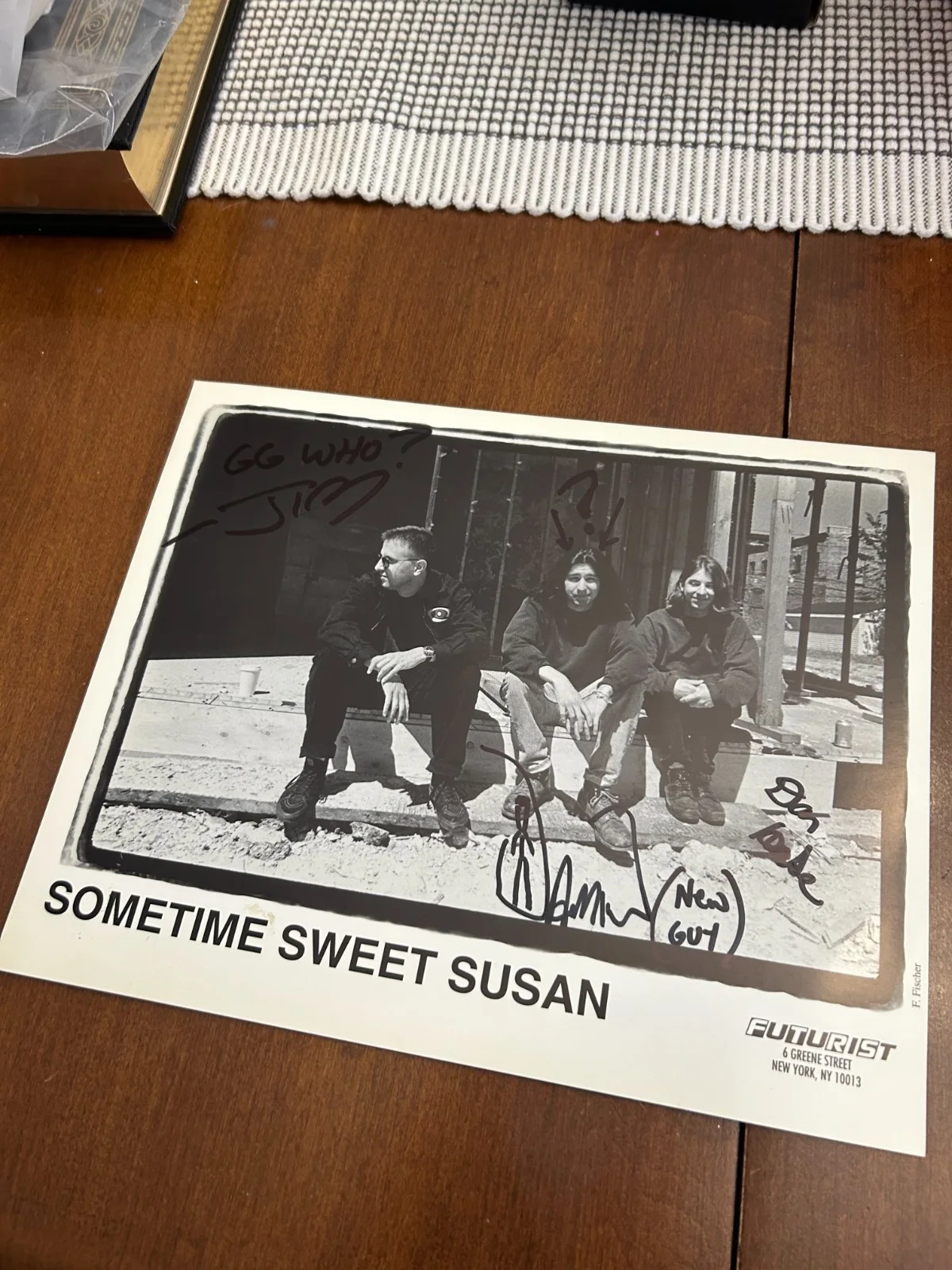 Sometime Sweet Susan Signed Promo Photo 8x10 Signatures Autographed Indie Rock, изображение 4