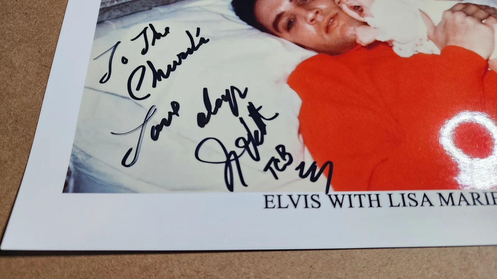 Photo of ELVIS PRESLEY & Baby LISA MARIE Autographed / SIGNED by JIMMY VELVET, изображение 5