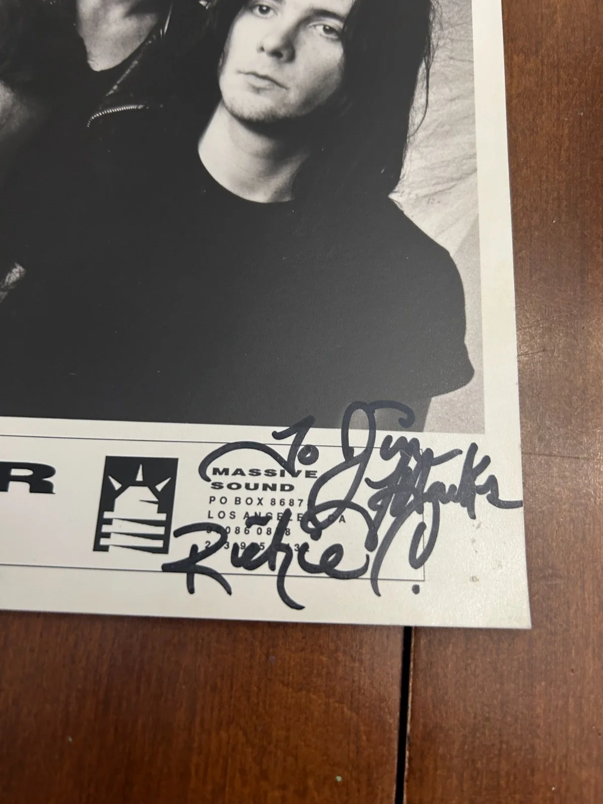 Mind Over Four Signed Promo Photo 8x10 Signatures Autographed Heavy Metal Rock, изображение 5