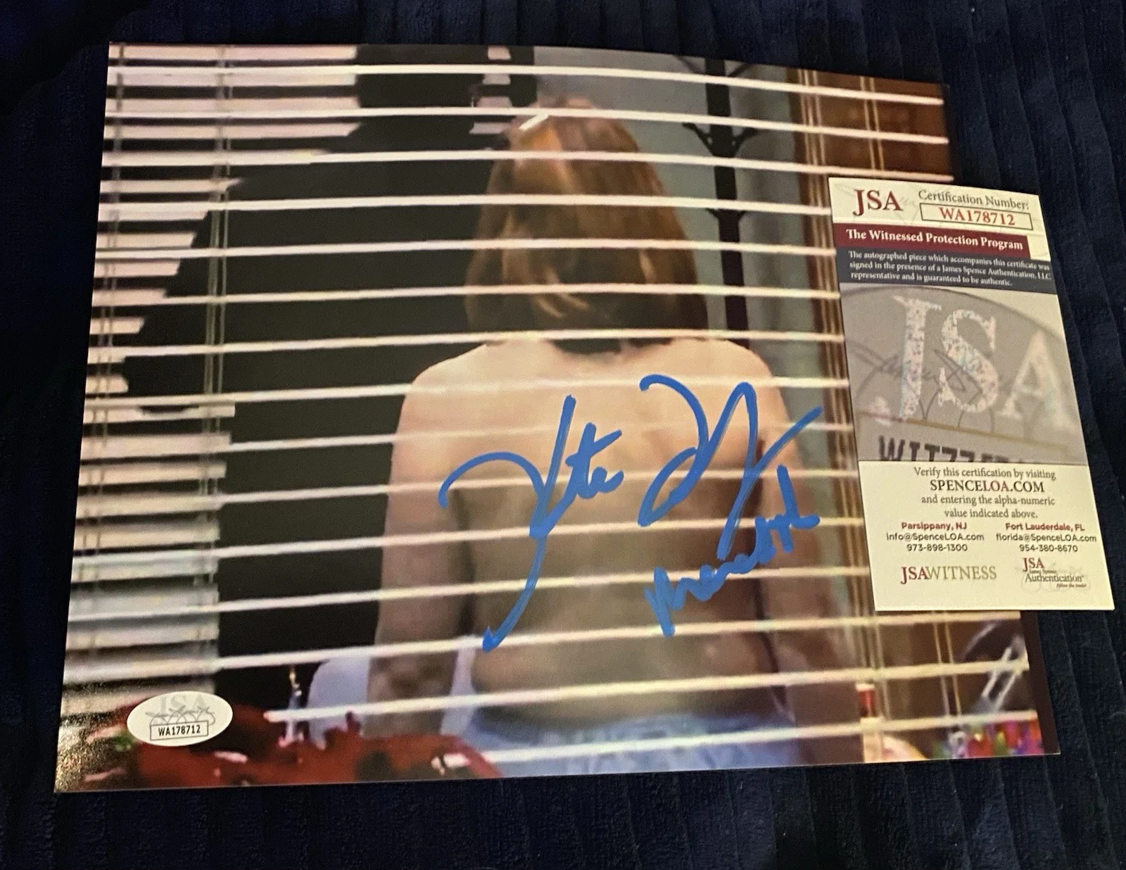 Kate Flannery Signed Autographed 8x10 photo The Office JSA Inscribed “Meredith”, изображение 2