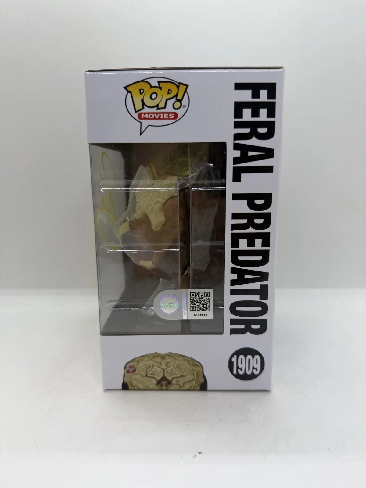 dane diliegro — Dane DiLiegro Signed Prey Feral Predator Funko Pop #1909 SWAU, изображение 2