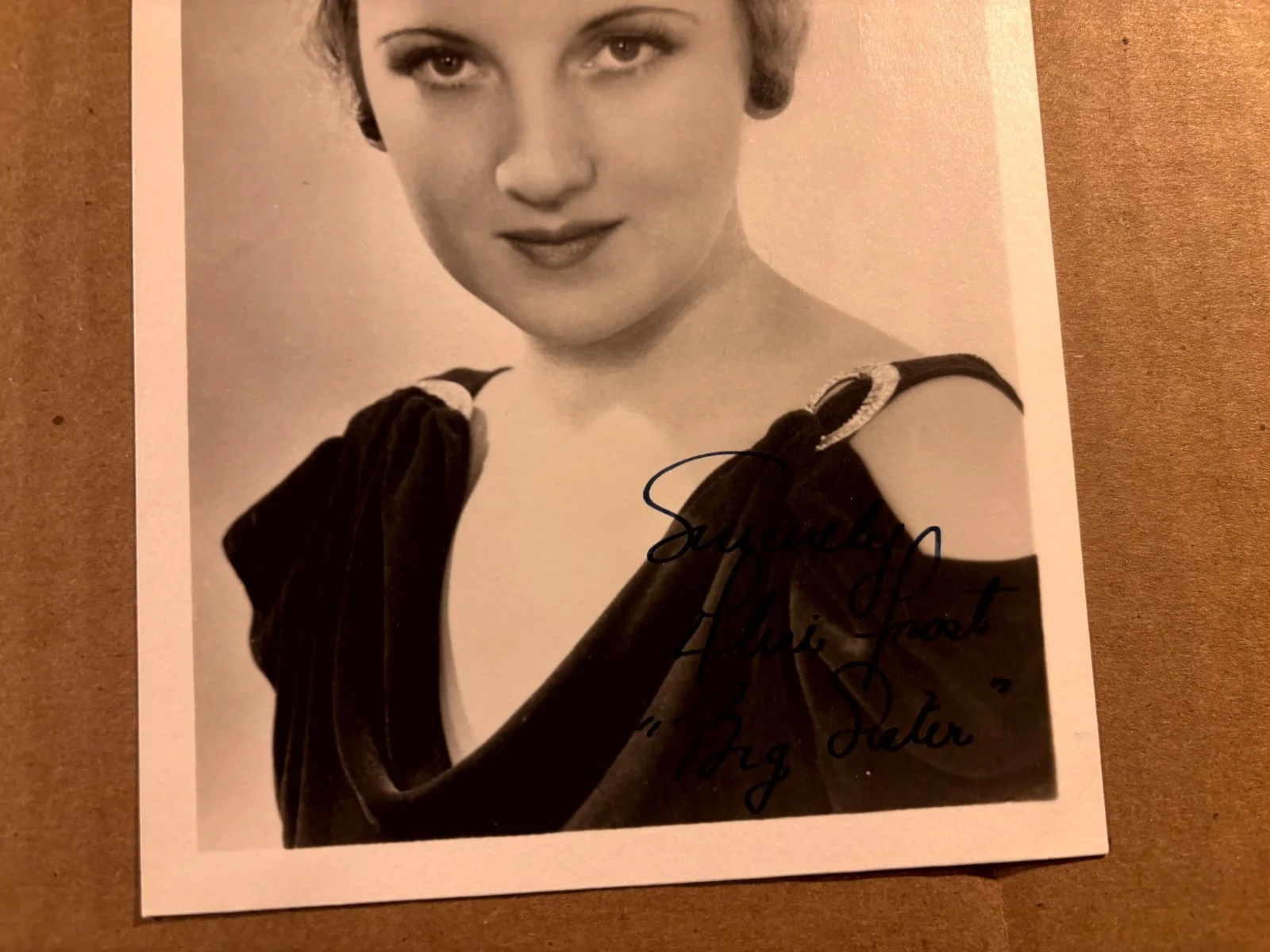 Alice Frost Rare Very Early Autographed Photo 30s Bonanza Twilight Zone, изображение 3