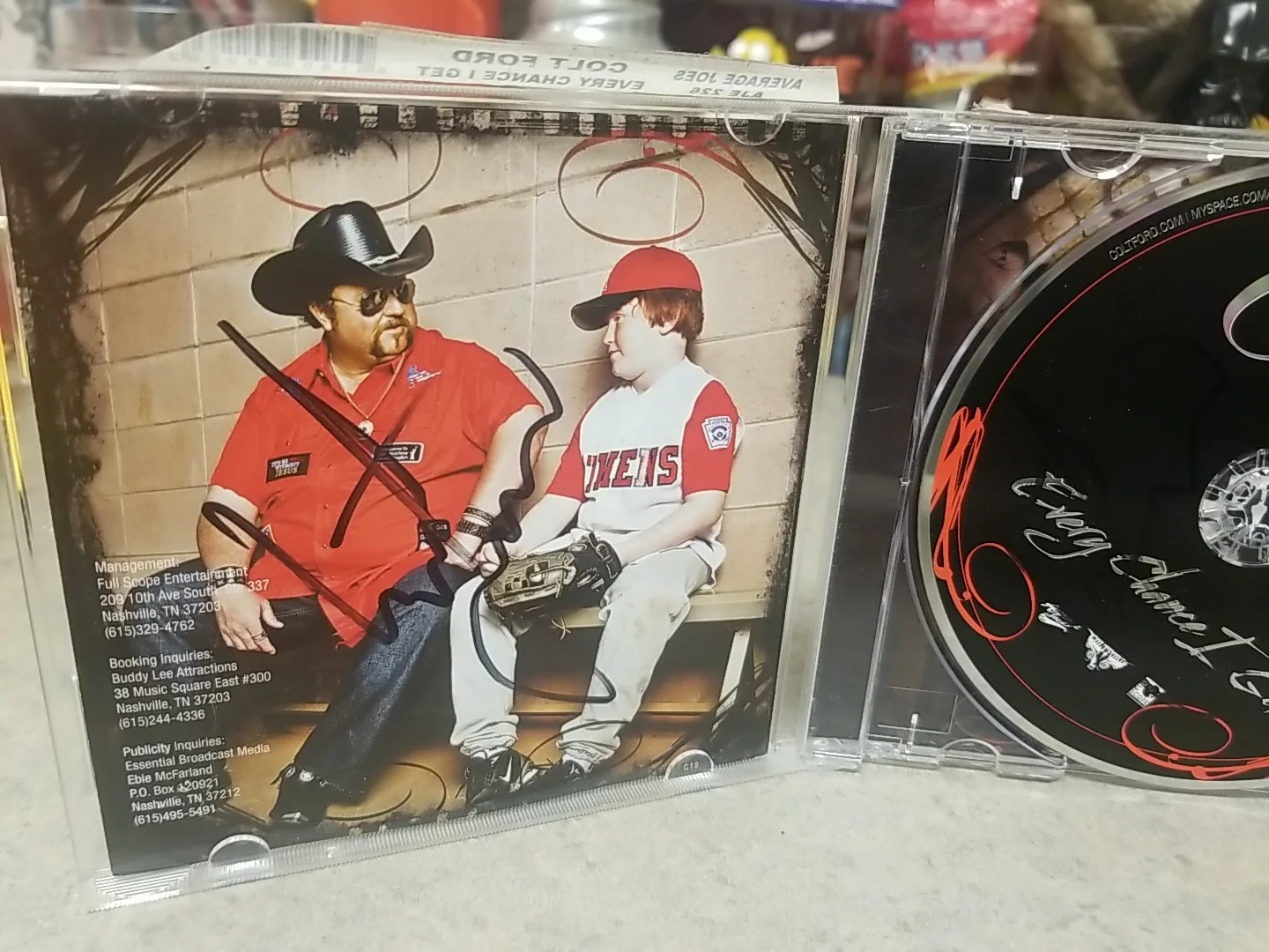 Colt Ford Autographed CD...signed At Concert In Eugene Oregon., image 3