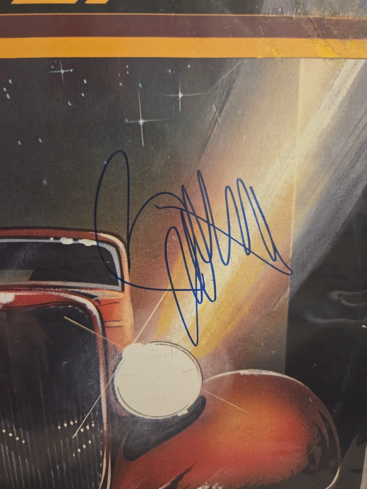 ZZ Top Billy Gibbons Signed Vinyl Record PSA CERT RACC Purchased. Legs, изображение 4