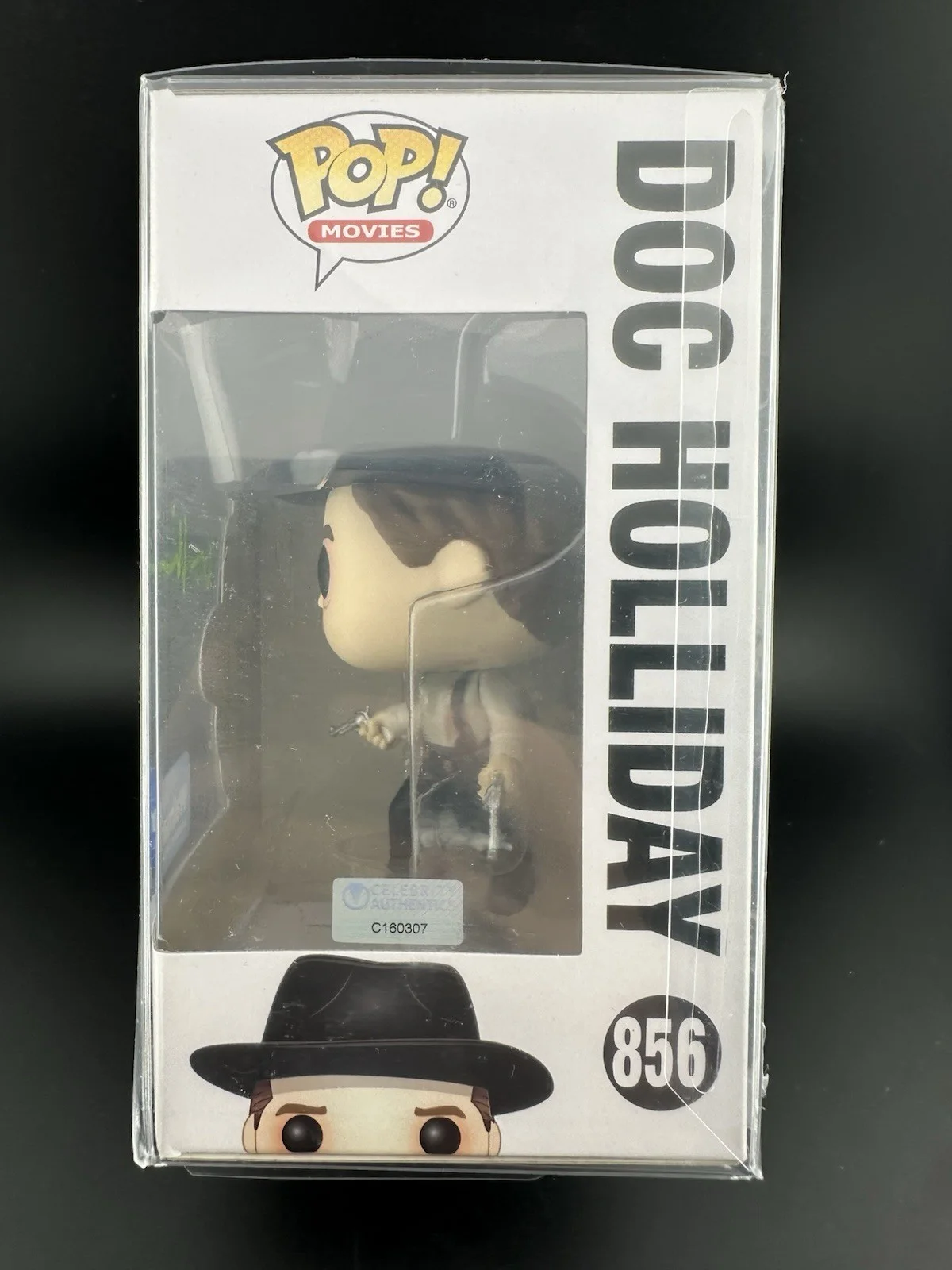 Val Kilmer — VAL KILMER DOC HOLLIDAY TOMBSTONE SIGNED FUNKO POP #856 Celebrity Authentics COA, image 5
