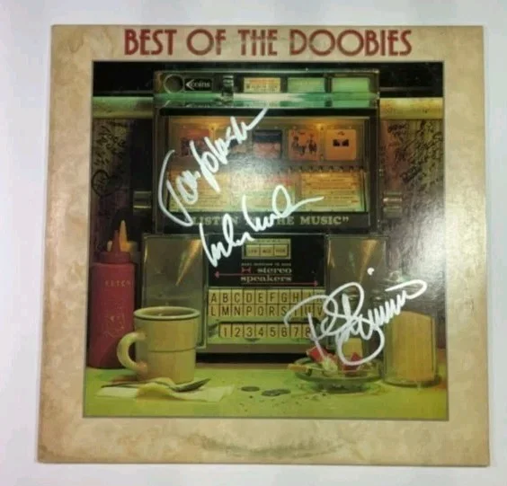 The DOOBIE BROTHERS Signed Vinyl Record MEMBERS M. MCDONALD+2 RACC Purchased, изображение 2