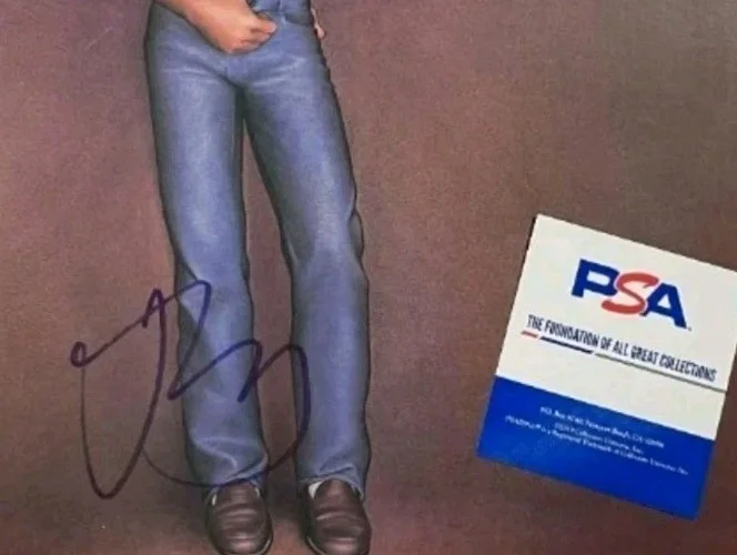 John Melloncamp Signed Vinyl Uh Huh PSA CERT!, image 3