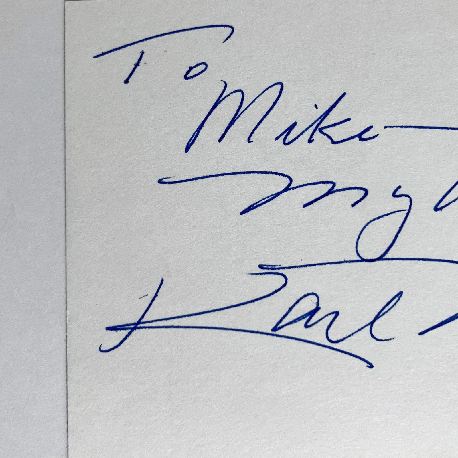 Karl Malden — KARL MALDEN (1912-2008) Signed 3x5 Card / STREETS OF SAN FRANCISCO, Pollyanna, изображение 2