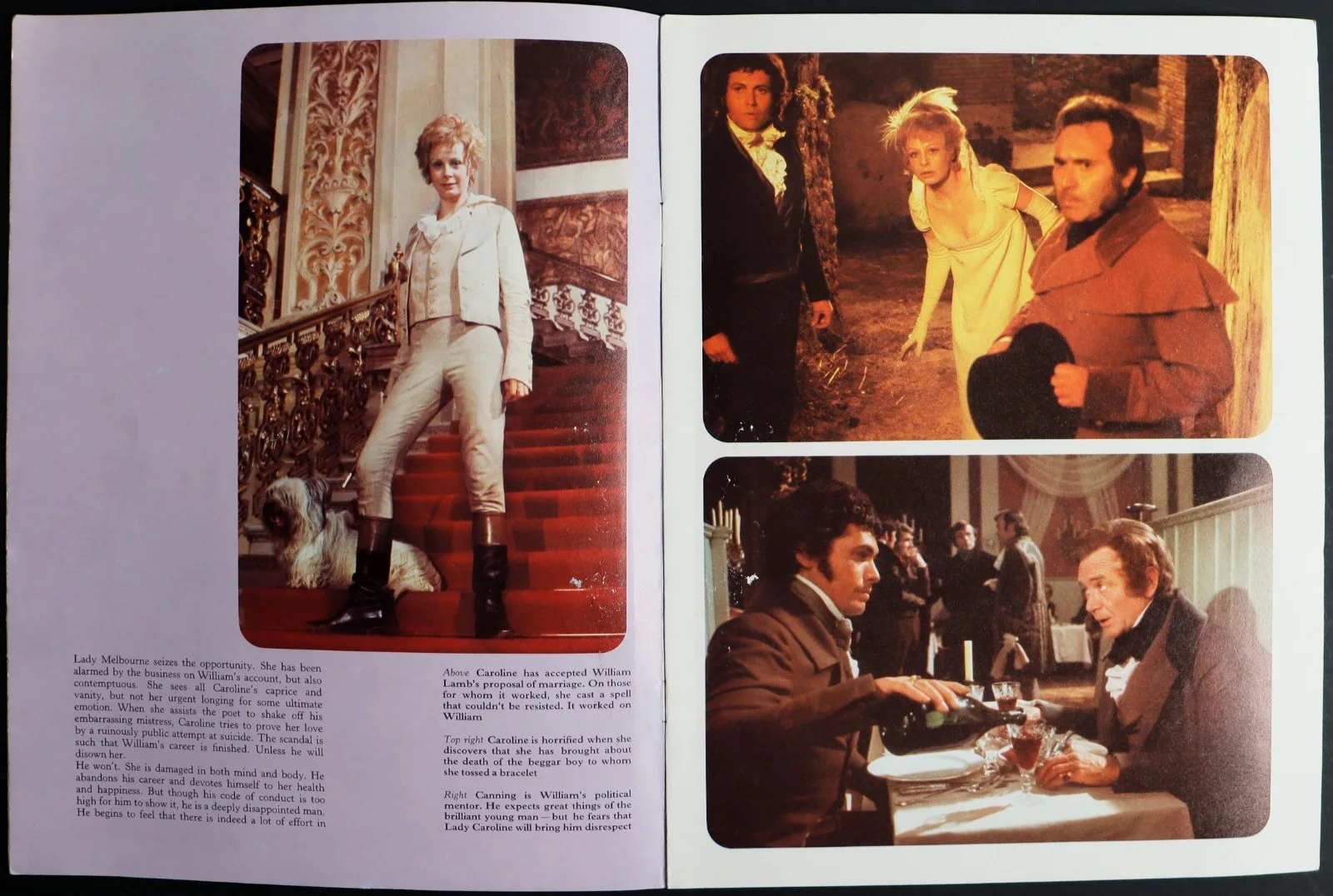 Lady Caroline Lamb ORIGINAL Movie Brochure Susannah York Robert Bolt 1972, image 2