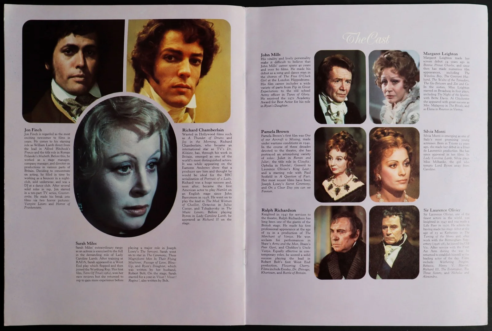Lady Caroline Lamb ORIGINAL Movie Brochure Susannah York Robert Bolt 1972, image 3