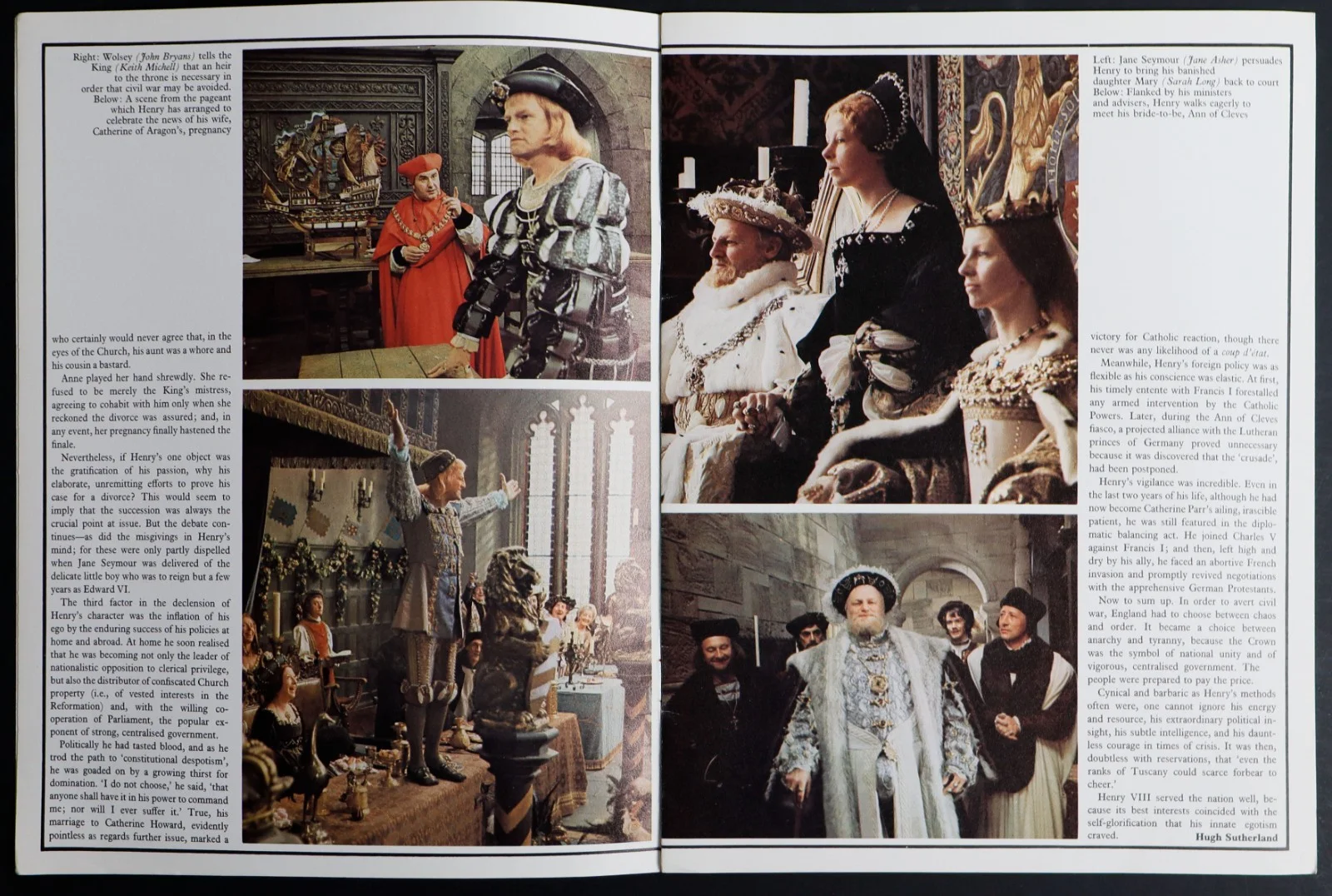 Henry VIII and His Six Wives ORIGINAL Movie Brochure Keith Michell 1972, изображение 3