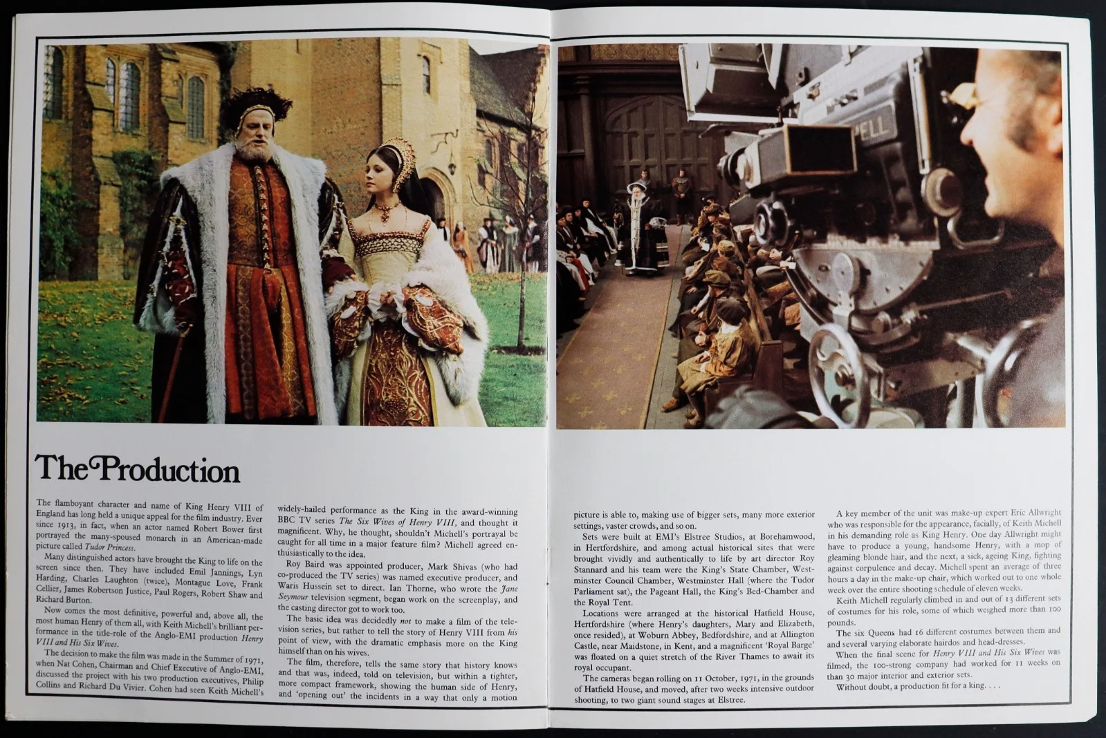 Henry VIII and His Six Wives ORIGINAL Movie Brochure Keith Michell 1972, изображение 4