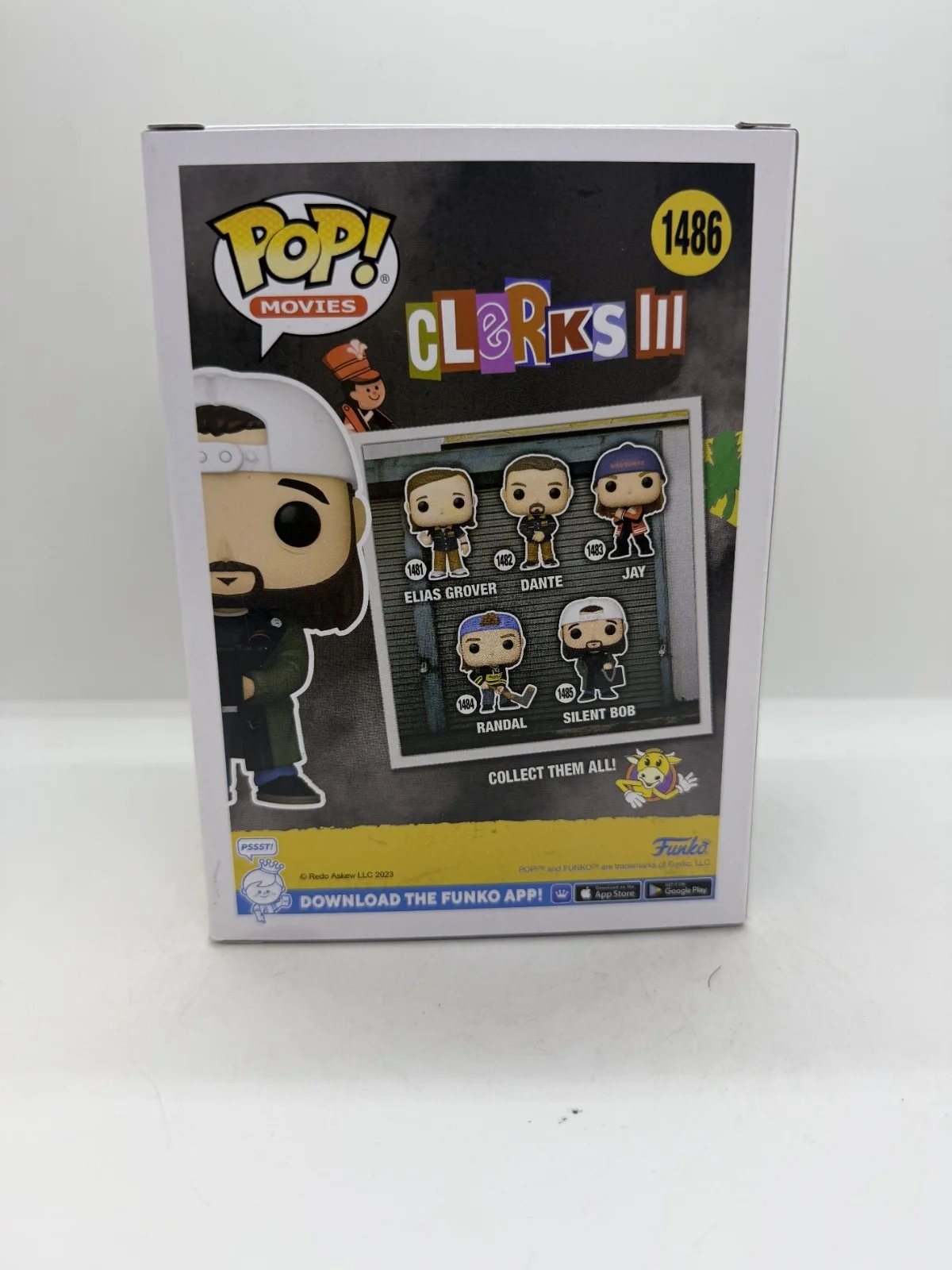 kevin smith — Kevin Smith Signed Clerks III Silent Bob With Camera Funko Pop #1486 SWAU, изображение 4