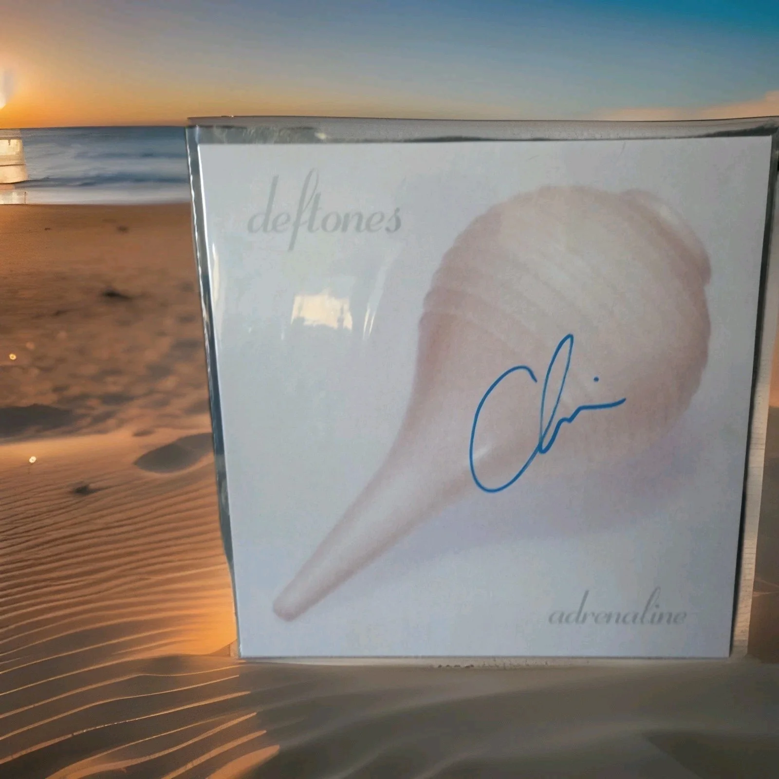 Deftones Signed Chino Moreno Autographed Adrenaline Vinyl Beckett Cert, image 2