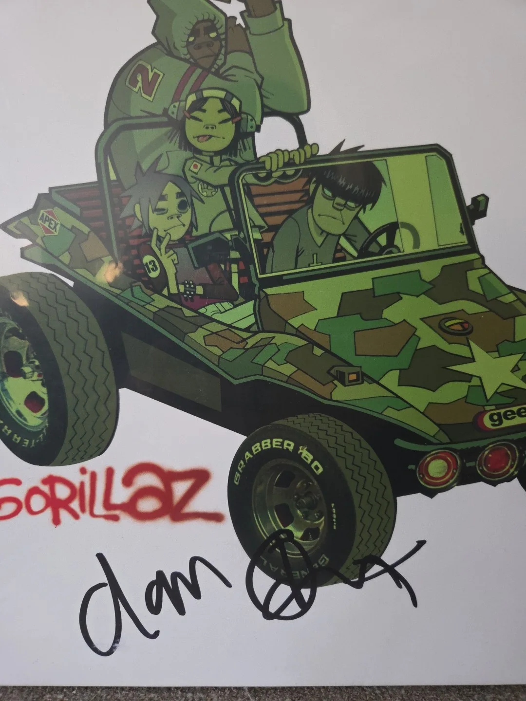 Gorillaz Signed Damon Albarn Autographed Vinyl Record RACC Bought, image 2