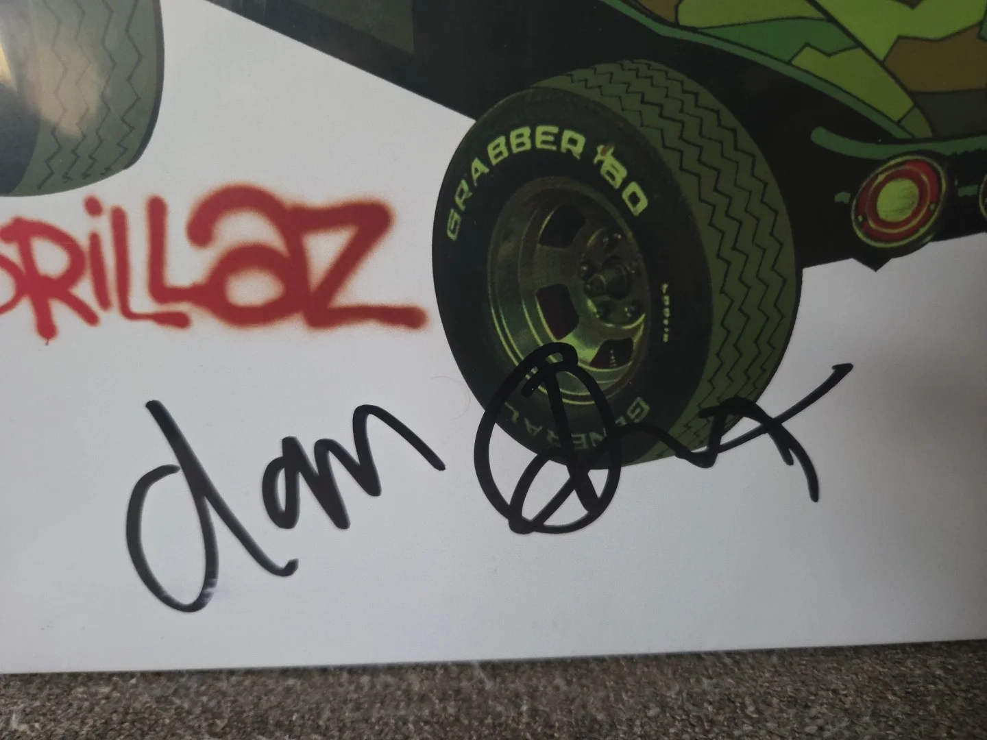 Gorillaz Signed Damon Albarn Autographed Vinyl Record RACC Bought, image 3