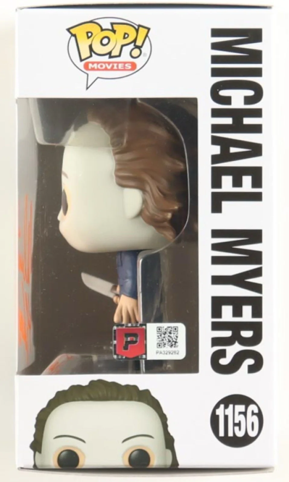 Nick Castle — Nick Castle "The Shape" Michael Myers Signed Halloween Funko Pop #1156 autograph, image 2