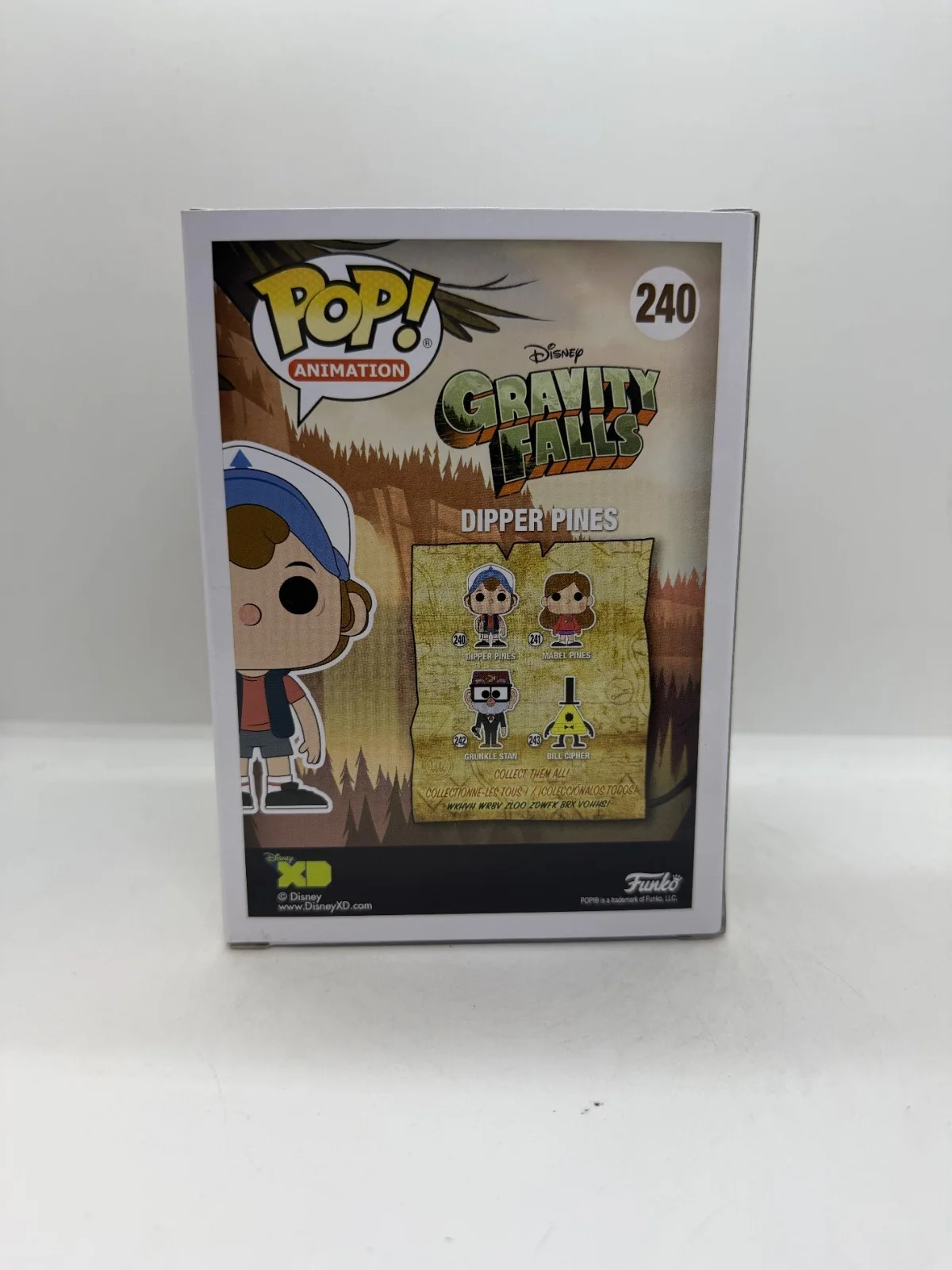 jason ritter — Jason Ritter Signed Gravity Falls Dipper Pines Funko Pop #240 SWAU, изображение 3