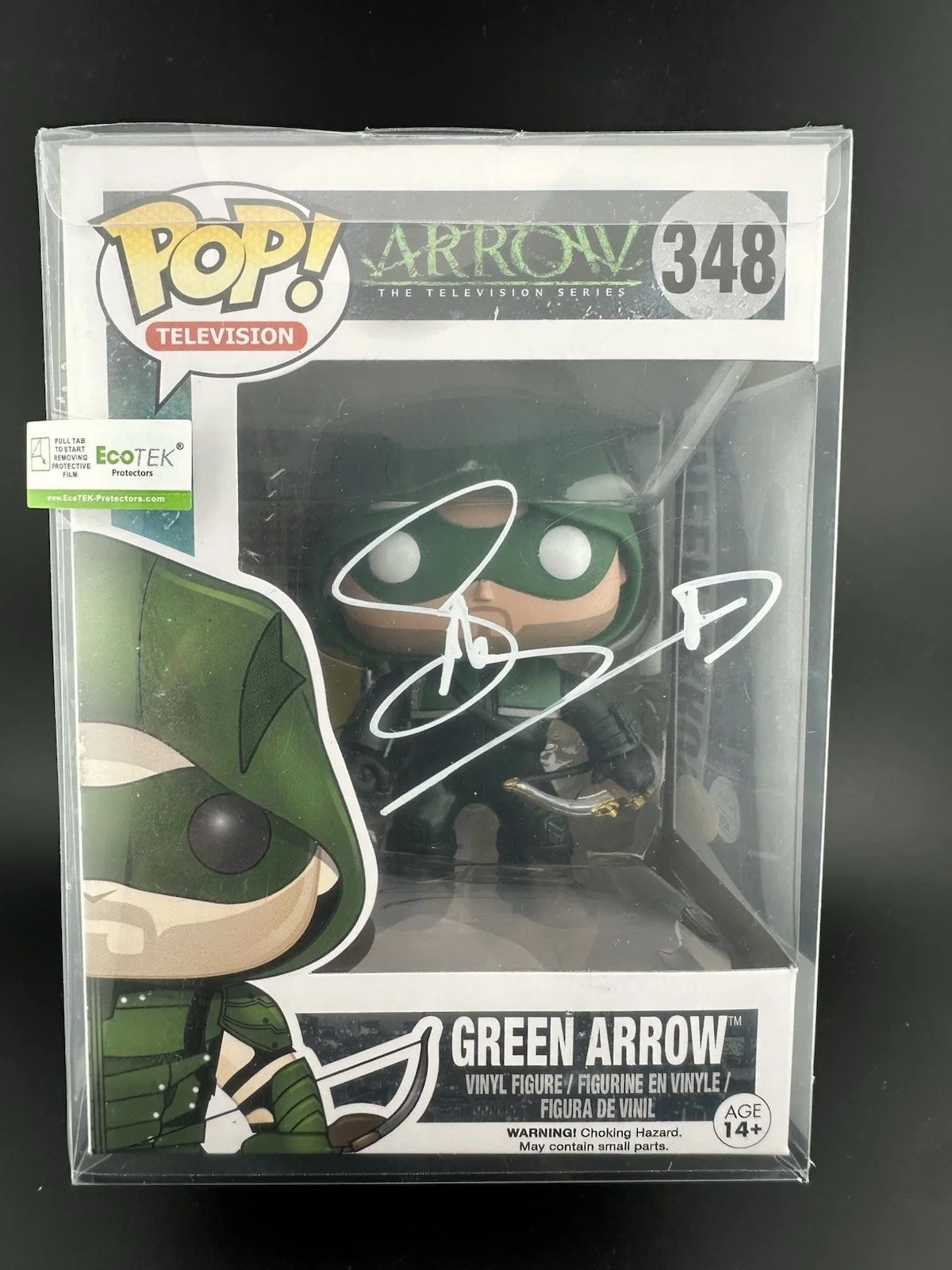 Stephen Amell — Stephen Amell Signed Funko Pop The Green Arrow JSA COA Oliver Queen #348