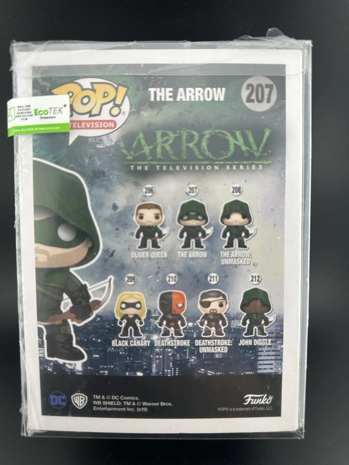 Stephen Amell — Stephen Amell Signed The Arrow Funko #207 Beckett BGS CERT, image 5