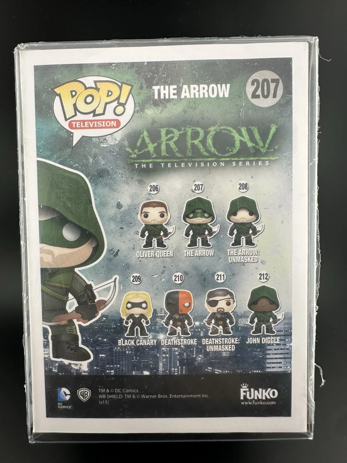 Stephen Amell — Stephen Amell Signed The Arrow Funko #207 JSA CERT, image 5