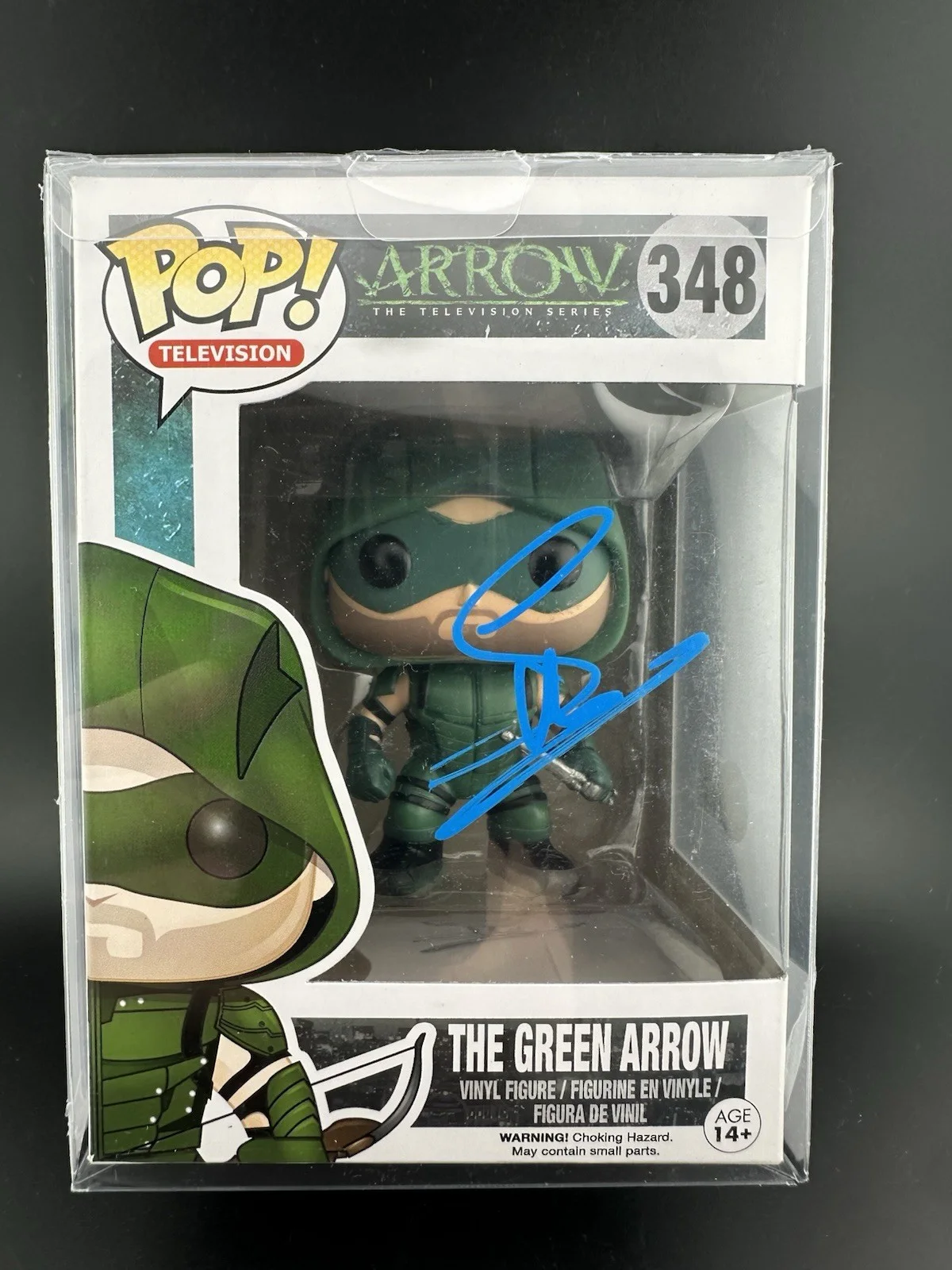 Stephen Amell — Stephen Amell Signed Funko Pop The Green Arrow BGS BAS COA Oliver Queen #348