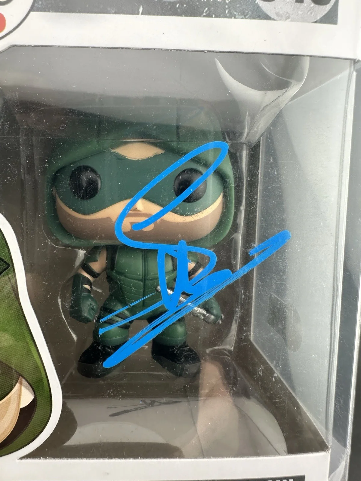 Stephen Amell — Stephen Amell Signed Funko Pop The Green Arrow BGS BAS COA Oliver Queen #348, изображение 2