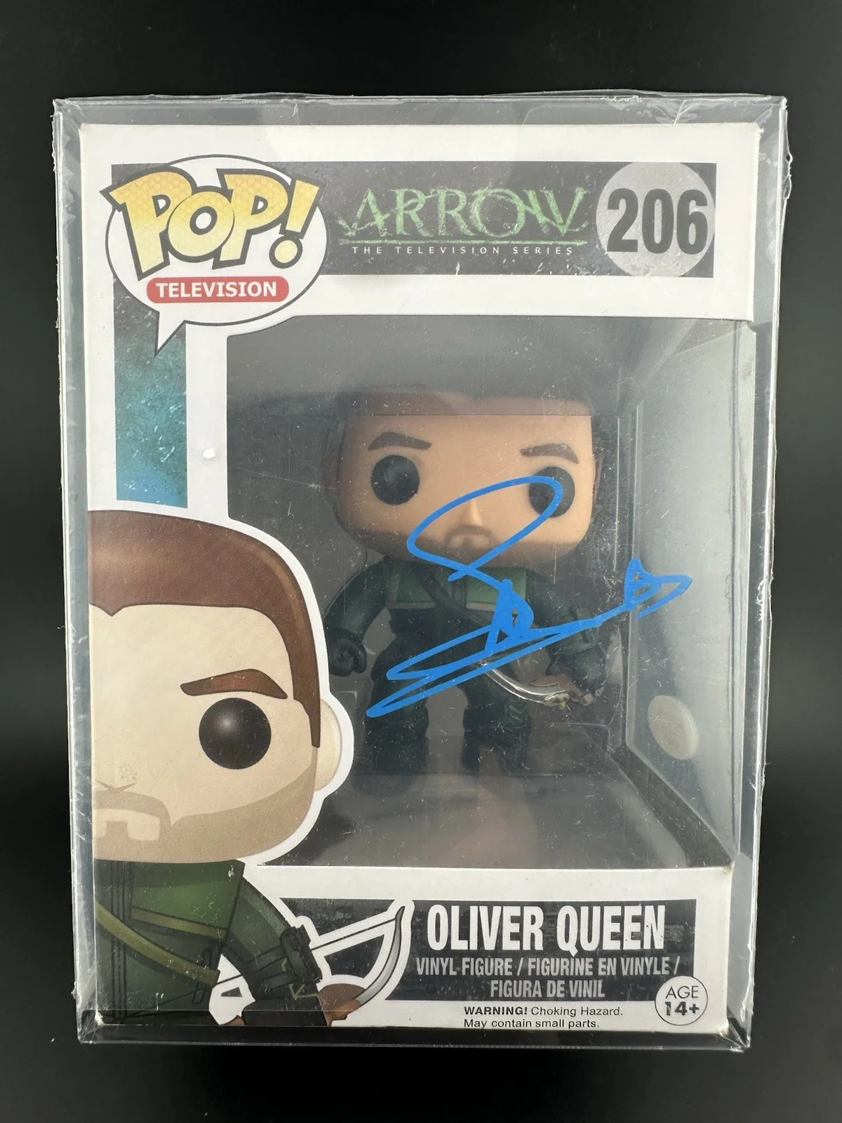 Stephen Amell — Stephen Amell Signed Funko Pop The Green Arrow PSA COA Oliver Queen #348