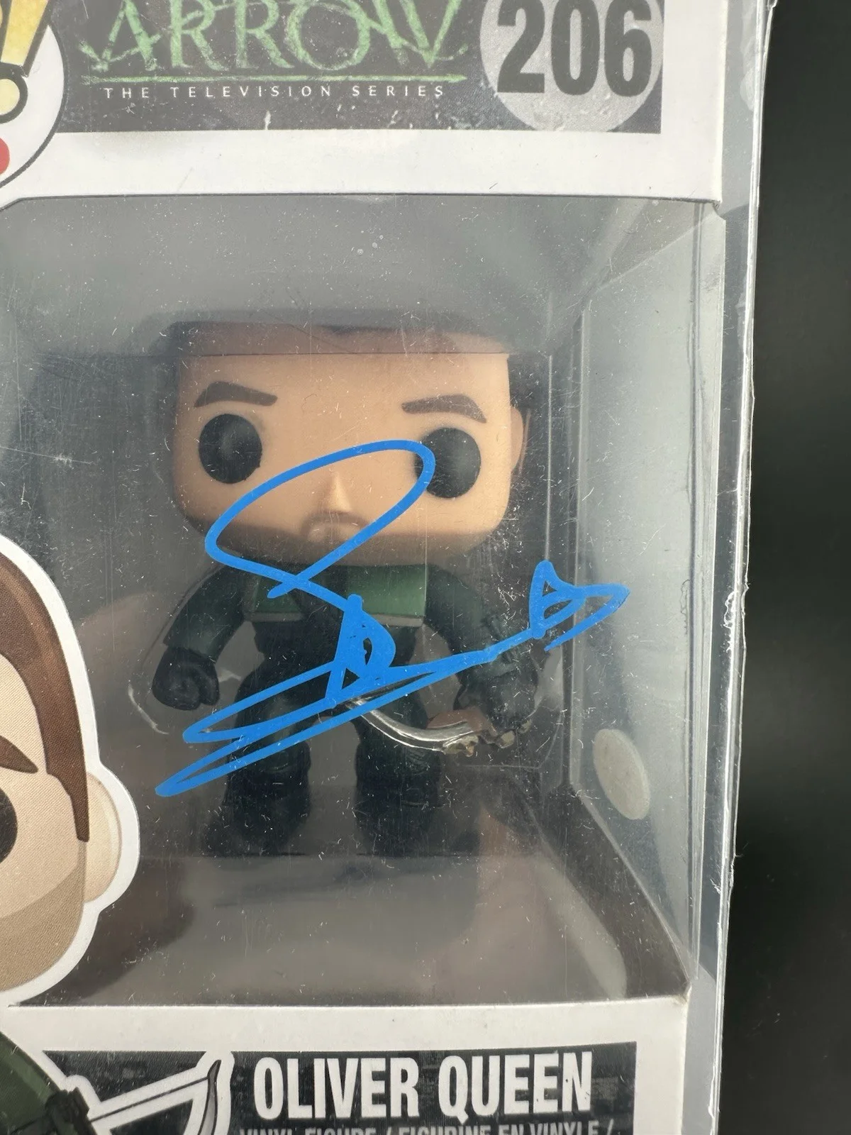Stephen Amell — Stephen Amell Signed Funko Pop The Green Arrow PSA COA Oliver Queen #348, изображение 2