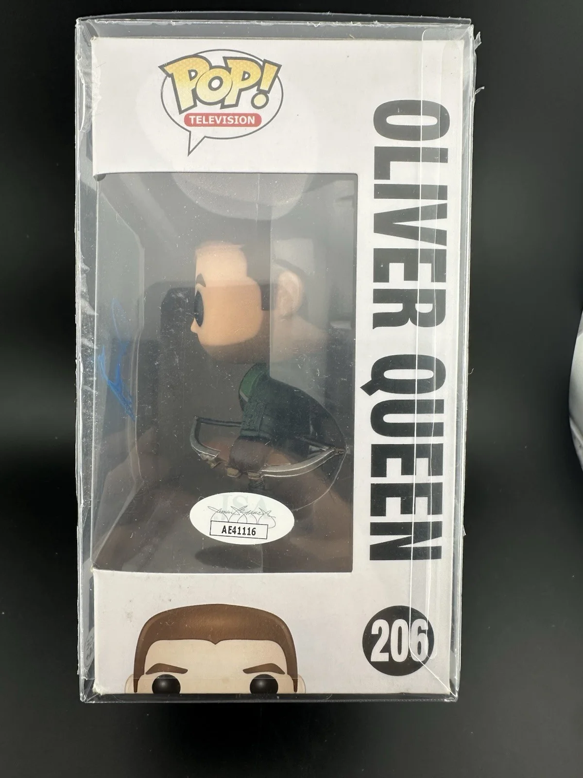 Stephen Amell — Stephen Amell Signed Funko Pop The Green Arrow PSA COA Oliver Queen #348, изображение 4