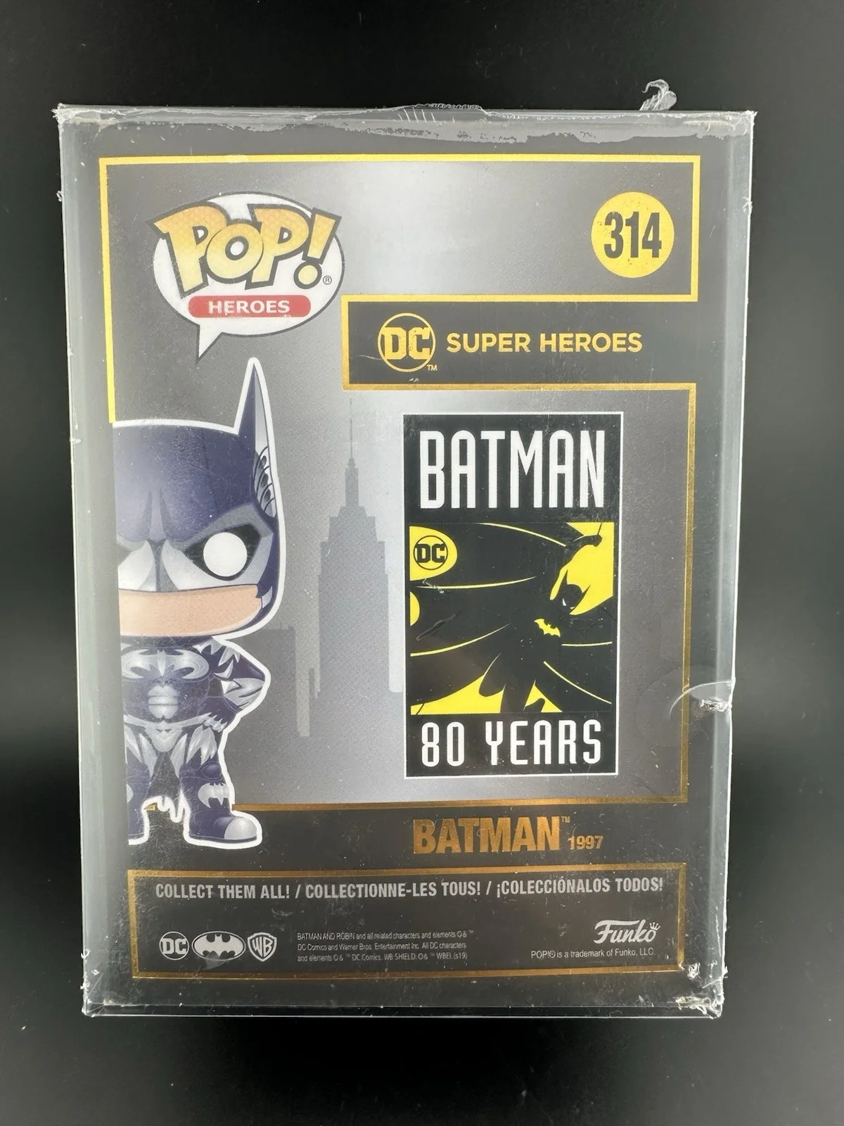 Christian Bale — Christian Bale Signed Batman 1997 Funko Pop 314 Beckett BAS, изображение 4
