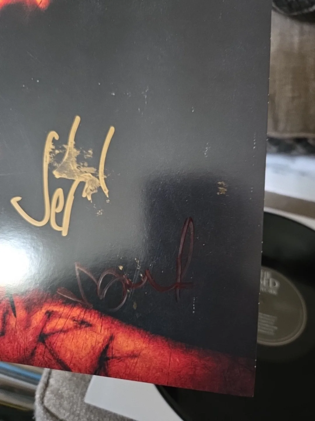 The Used Band Signed Artwork Vinyl 4 Members, image 5