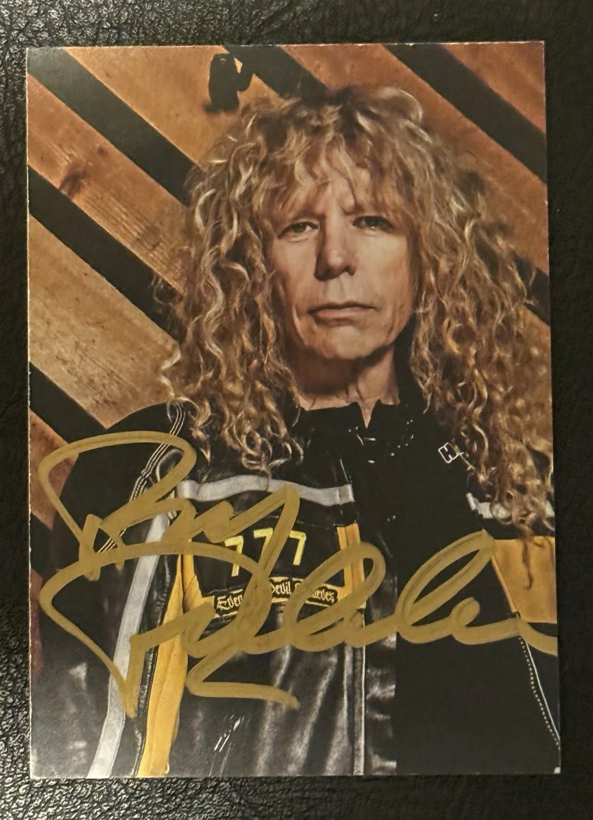Stryper “ Michael, Oz, Perry” 3 Autographs On One Premium Card #12, image 2