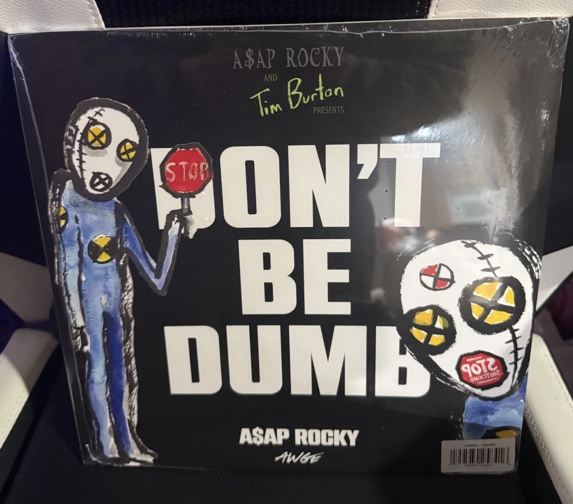 Don’t Be Dumb ASAP Rocky SIGNED 2 DISC VINYL LP SIGNED INSERT In Hand, image 2