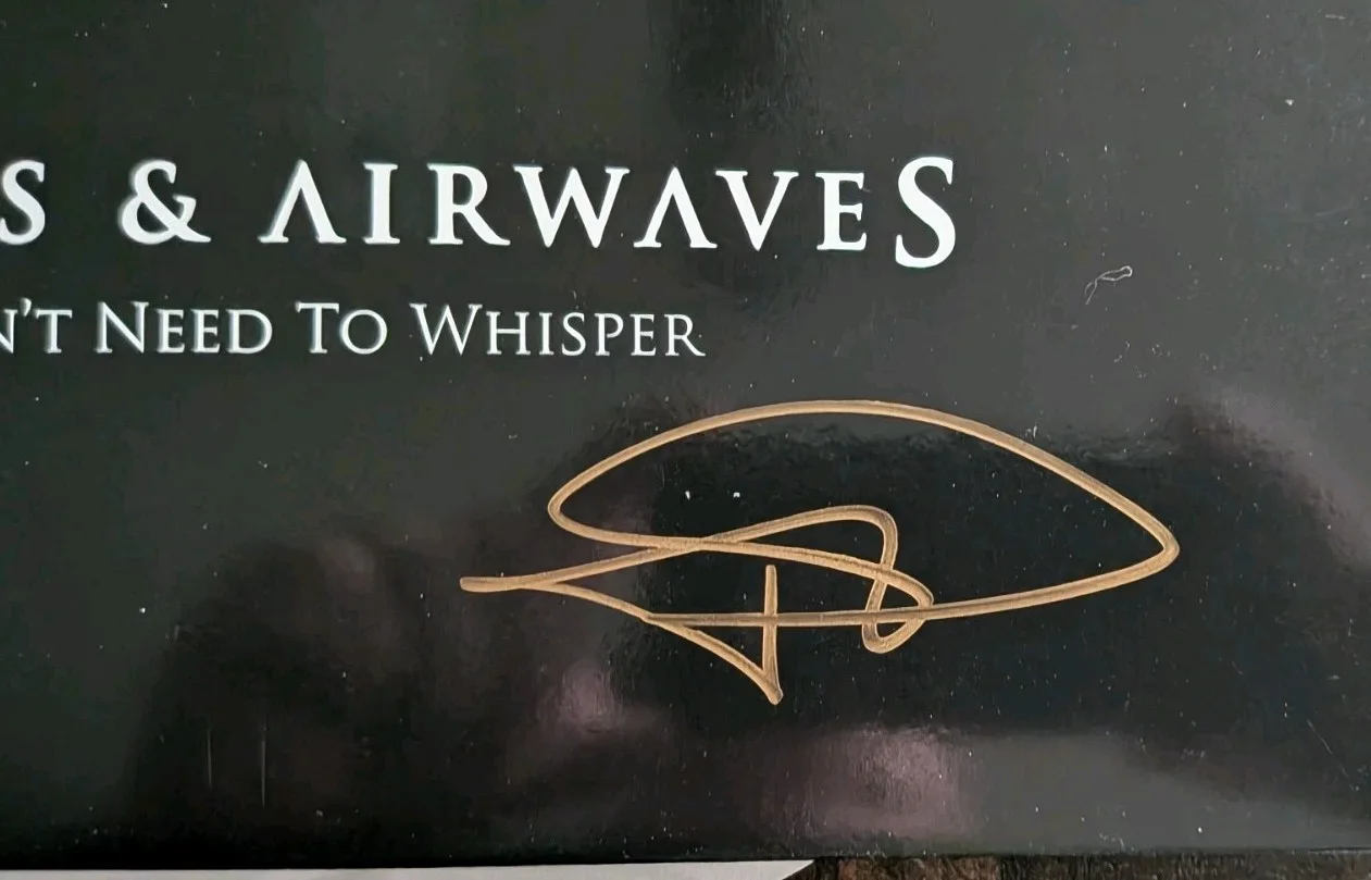 Tom DeLonge — Tom DeLonge Signed We Don’t Need To Whisper Angels and Airwaves Autograph Vinyl, image 2