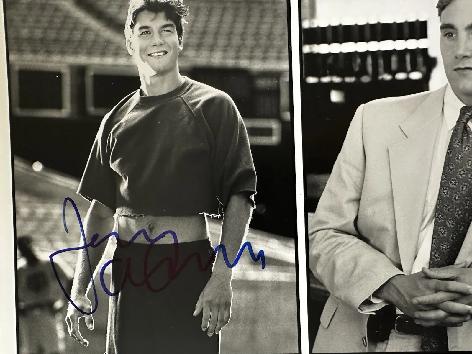 Jerry O’Connell — Jerry O’Connell signed Tom Cruise’ Jerry Maguire 8x10 B&w Original photo, изображение 2