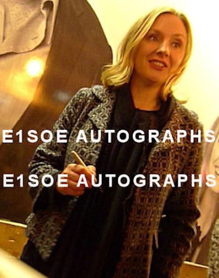jeff daniels, hope davis — Jeff Daniels & Hope Davis signed God of Carnage 8x10 photo in person. Proof, изображение 2
