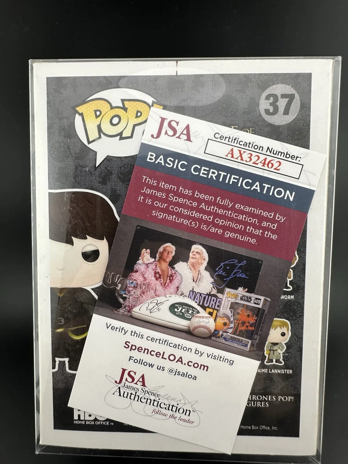 Iwan Rheon ‘Game Of Thrones’ Signed Funko Pop ‘Ramsay Bolton’ JSA Certified, изображение 5