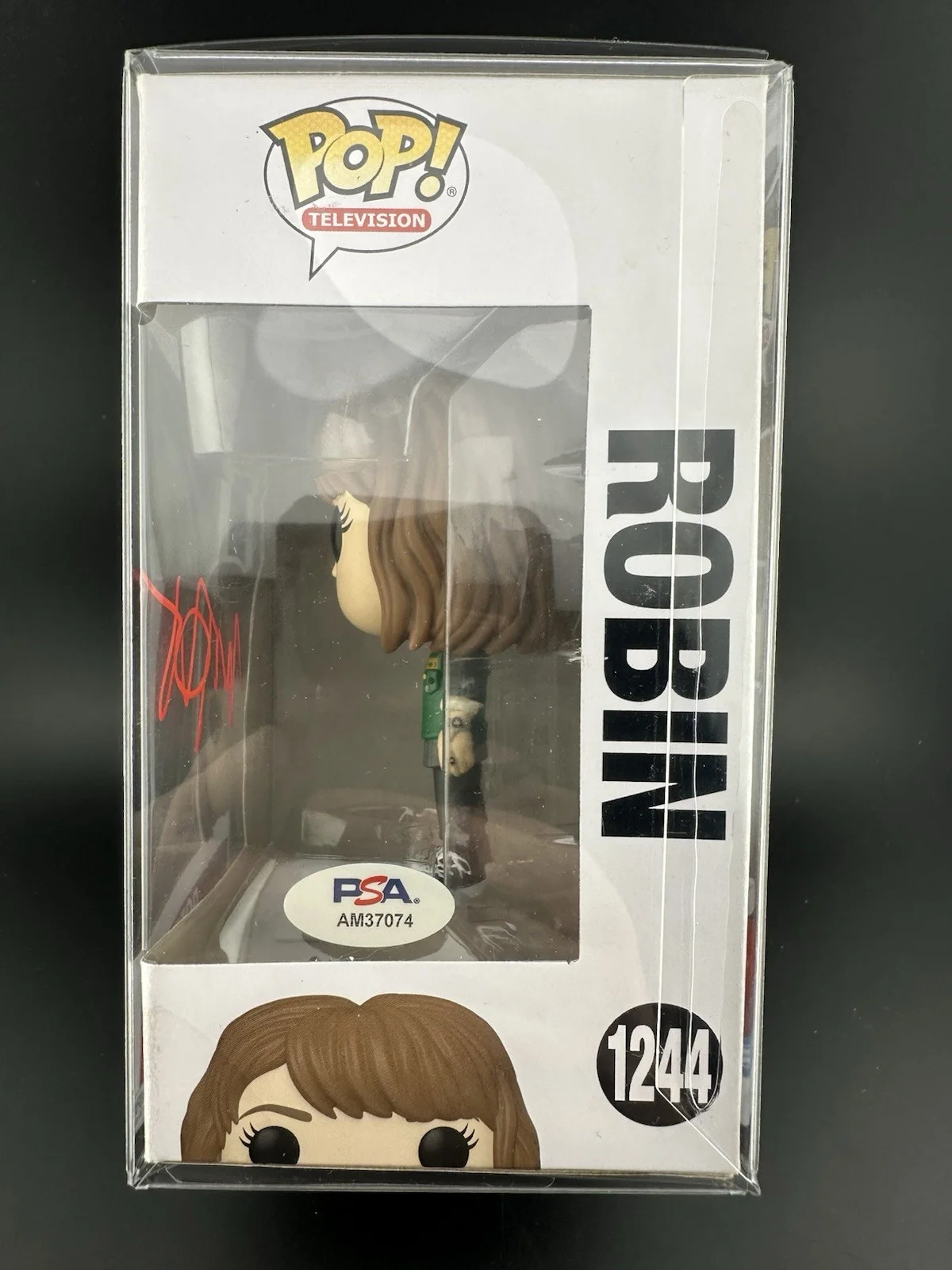 Maya Hawke — Maya Hawke Signed Funko Pop Stranger Things Robin 1244 Autograph PSA COA, image 4