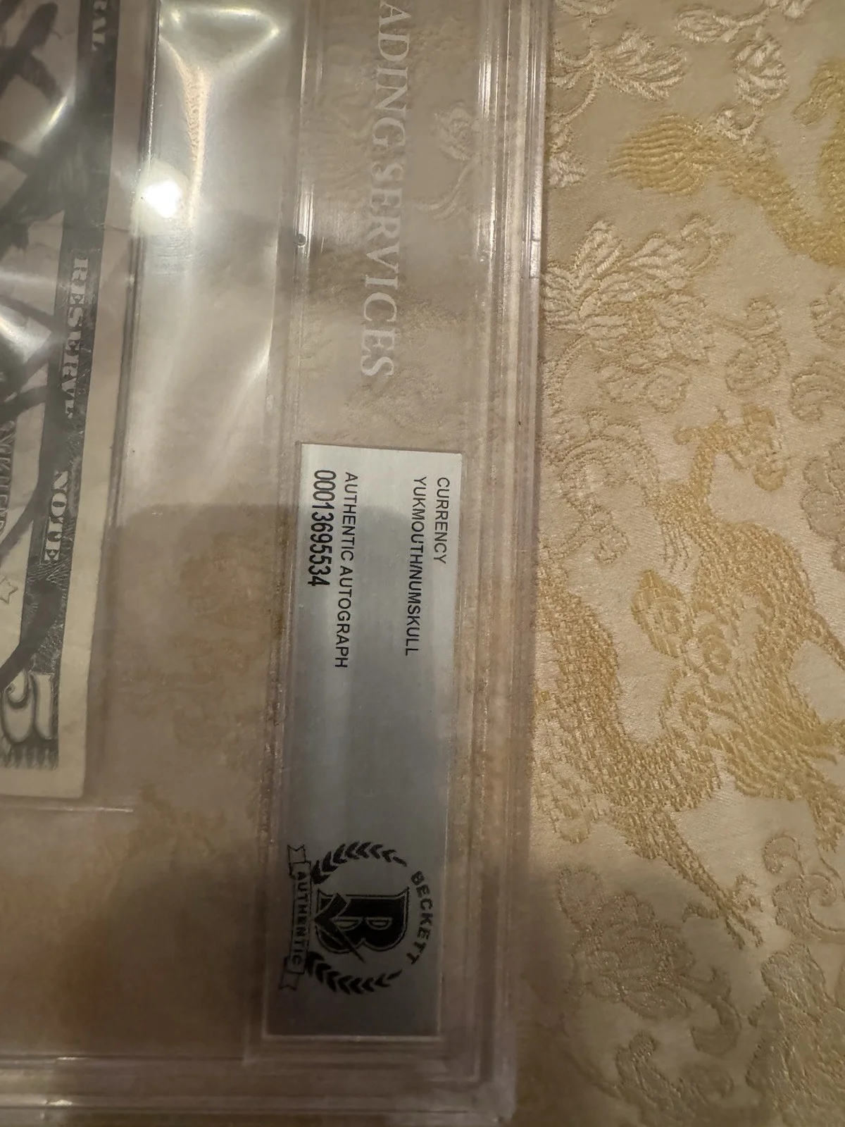 Yukmouth Numskull Autograph Beckett Autograph, image 2